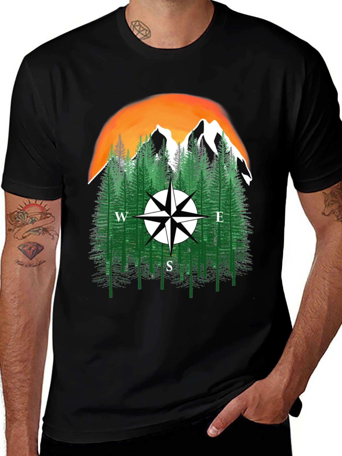 Adventure Compass Graphic Tee