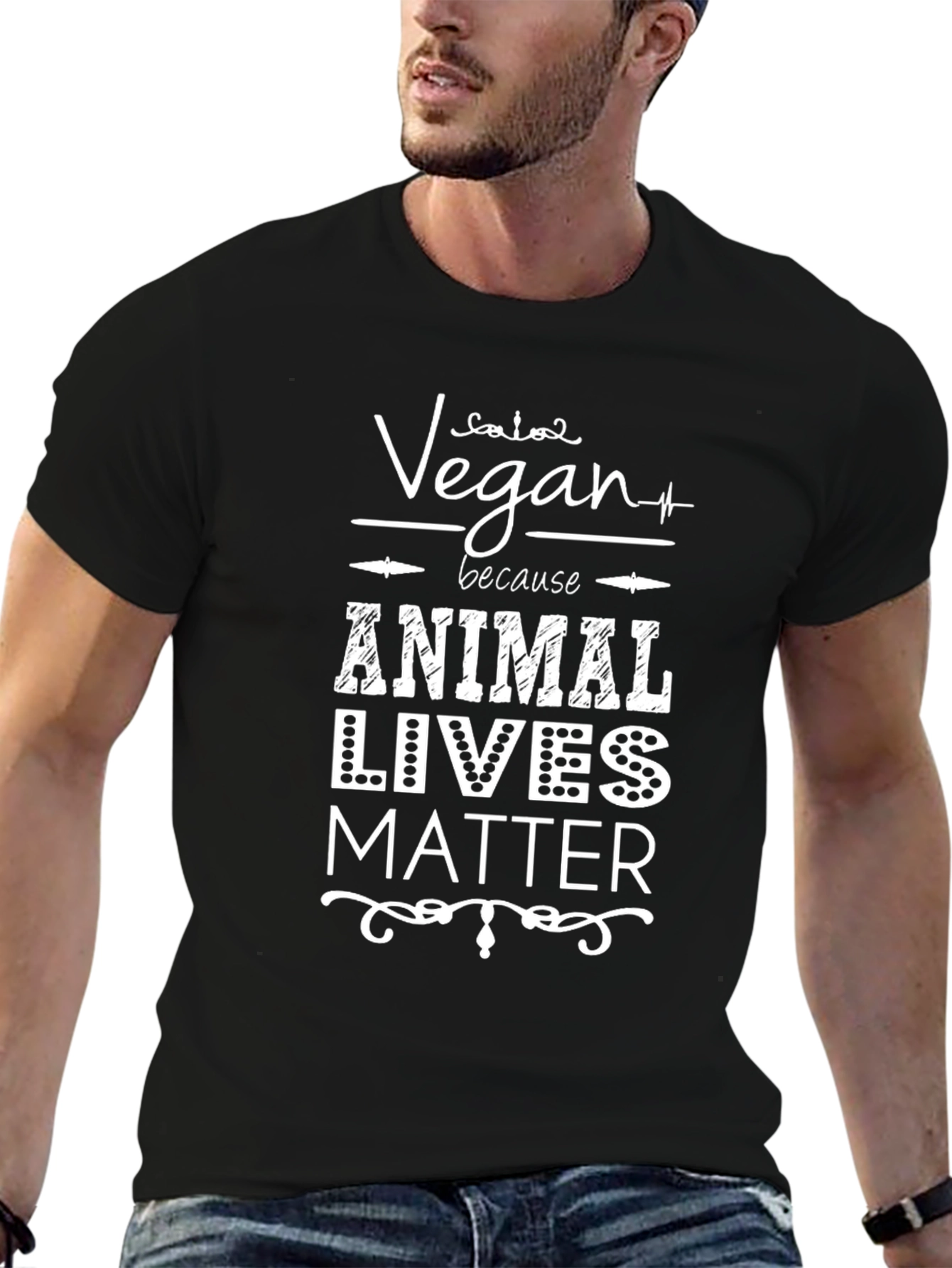 Vegan Animal Lives Matter Graphic Tee
