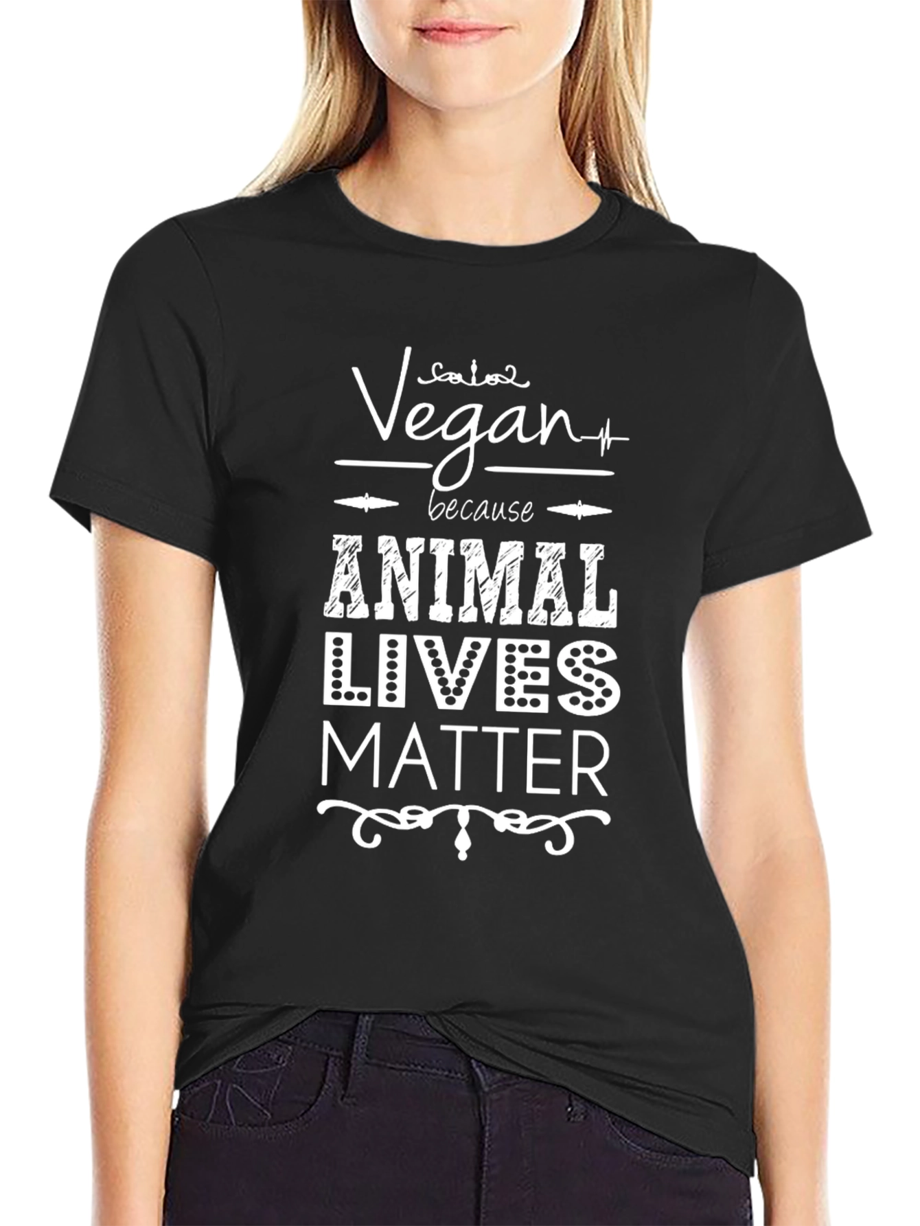 Vegan Animal Lives Matter Graphic Tee