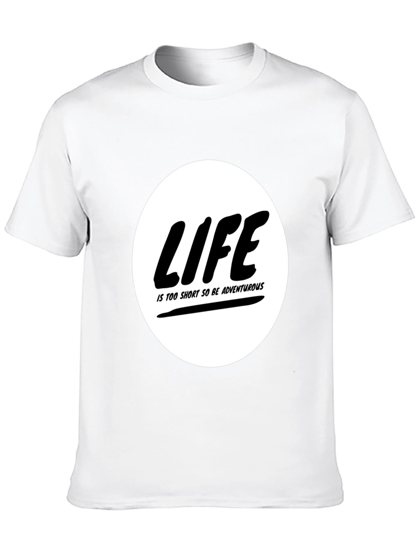 Life is Too Short Black Graphic Tee