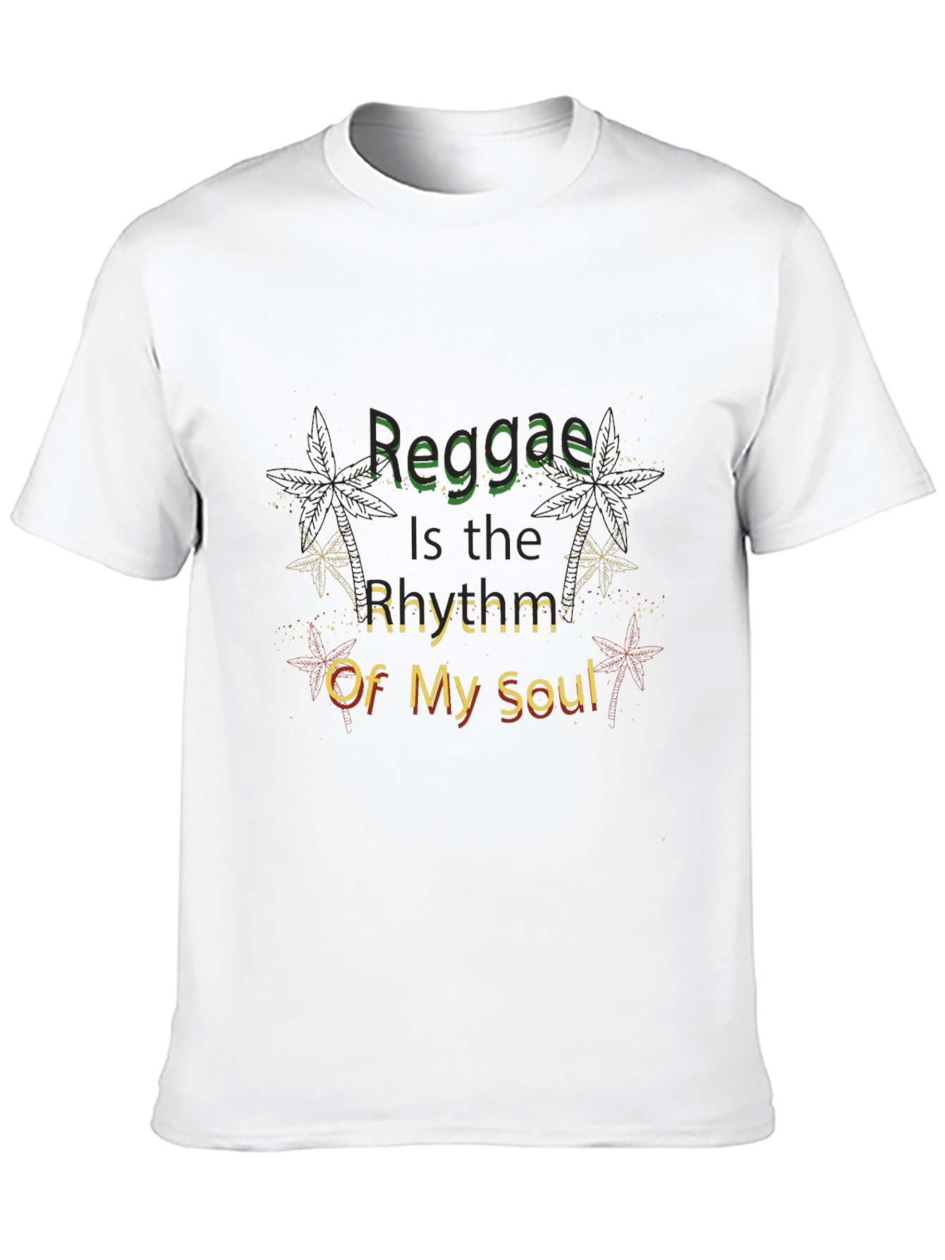 Reggae Rhythm Soul Black T-Shirt
