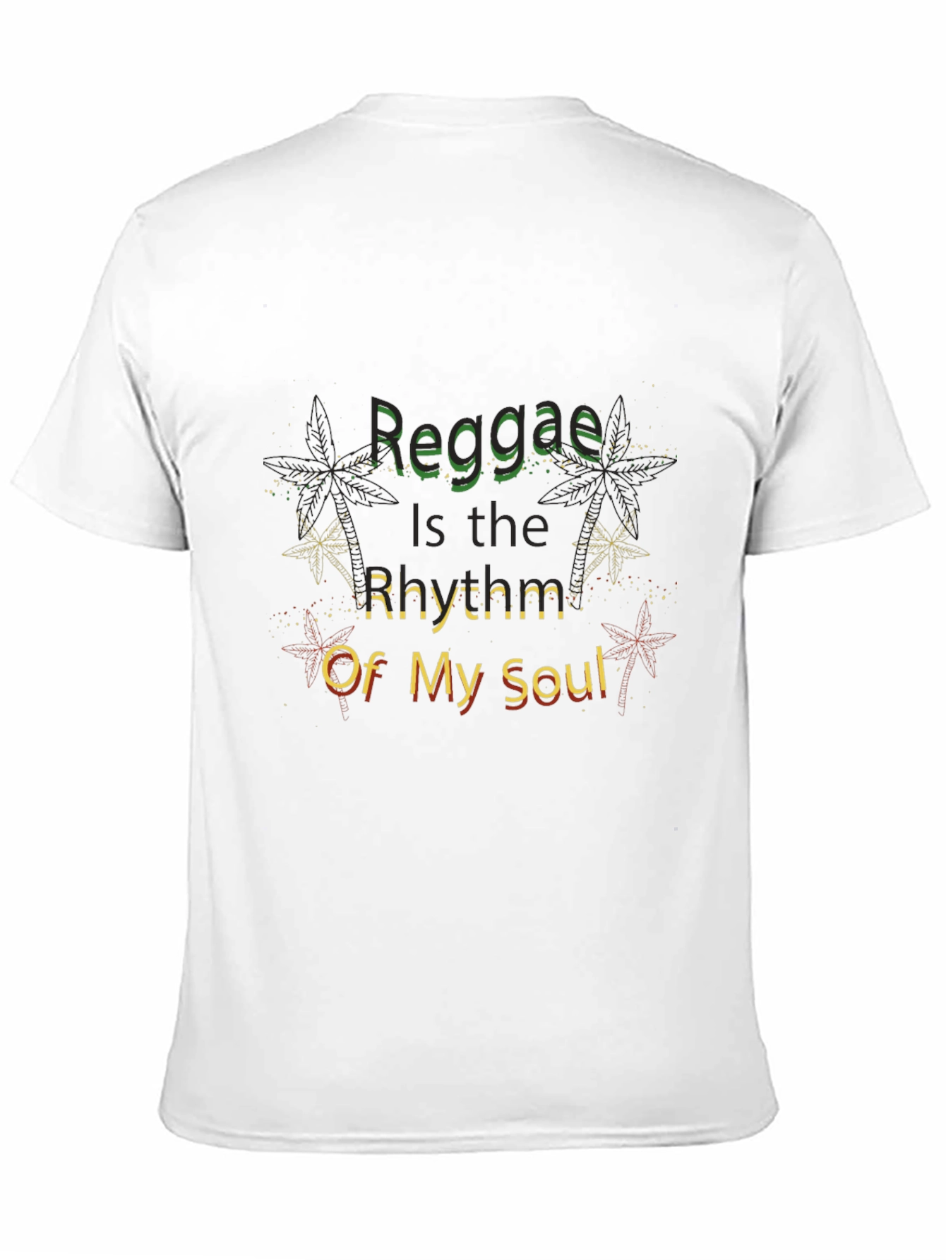 Reggae Rhythm Soul Black T-Shirt