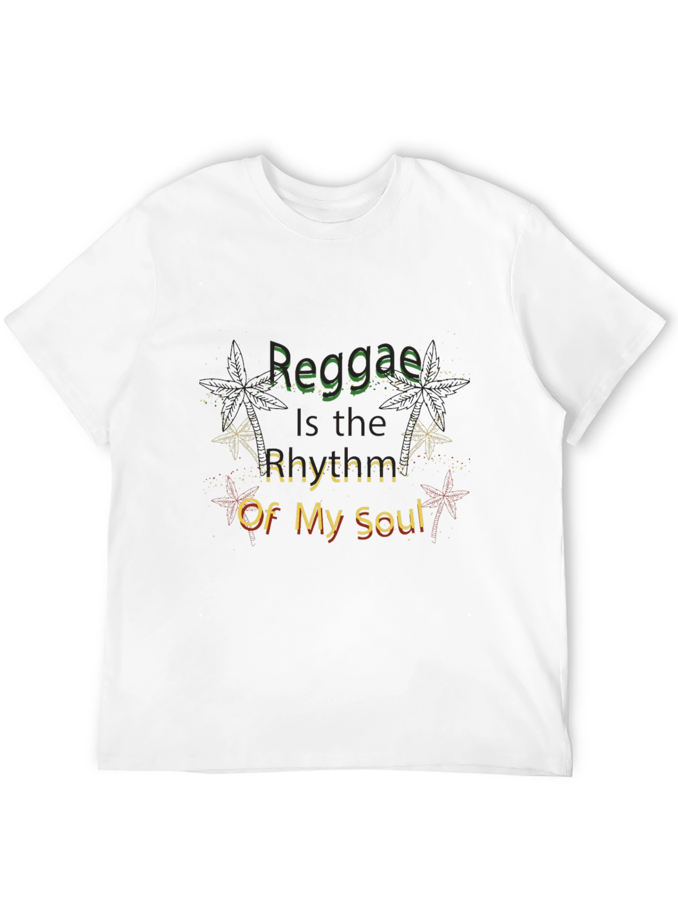 Reggae Rhythm Soul Black T-Shirt
