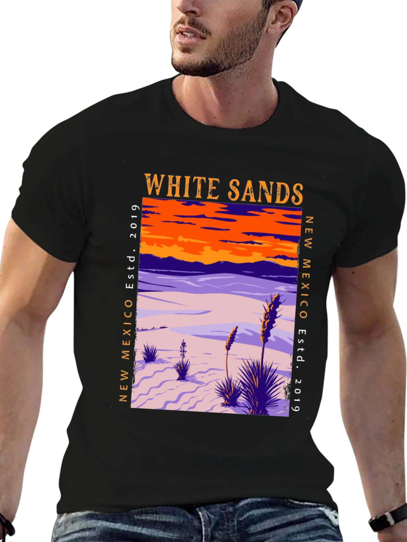 White Sands New Mexico Estd. 2019 Graphic Tee