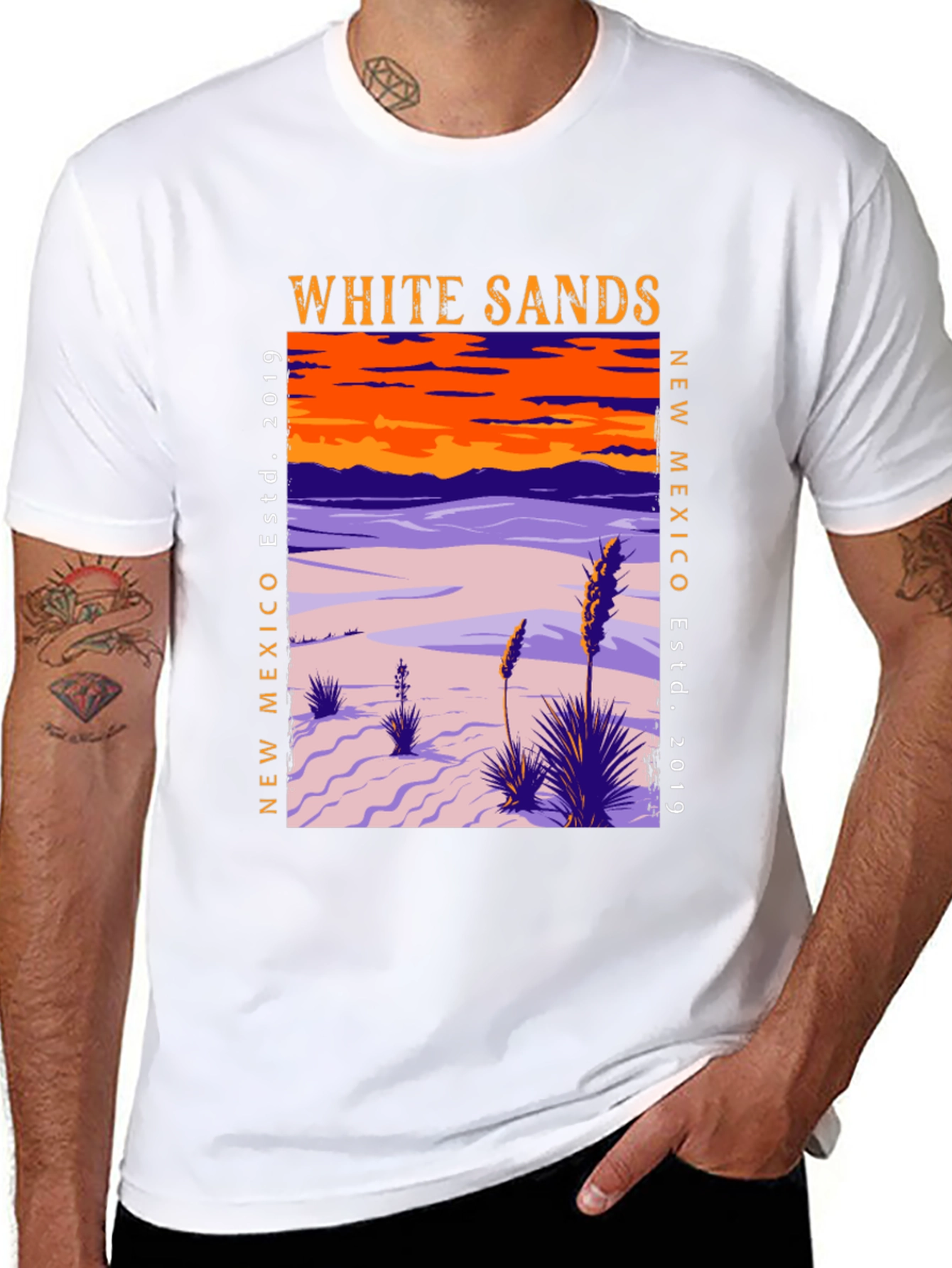 White Sands New Mexico Estd. 2019 Graphic Tee