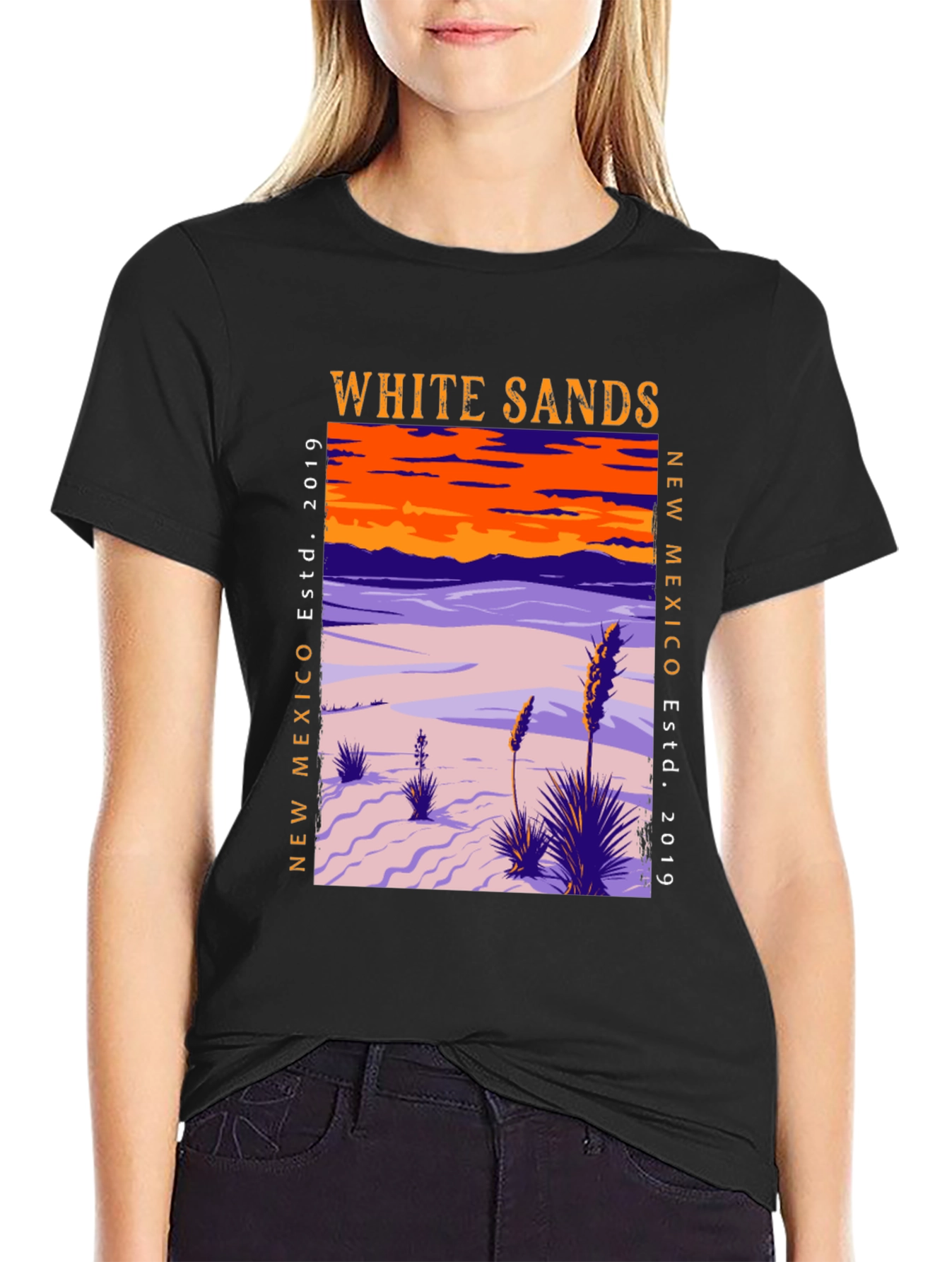 White Sands New Mexico Estd. 2019 Graphic Tee