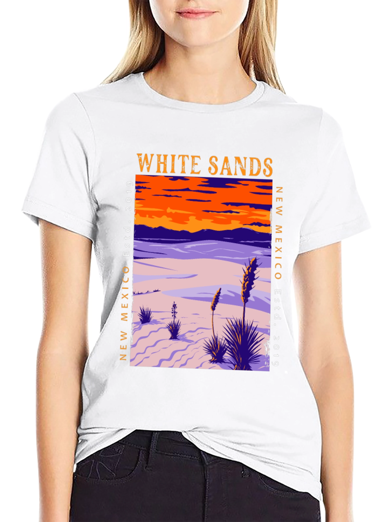 White Sands New Mexico Estd. 2019 Graphic Tee