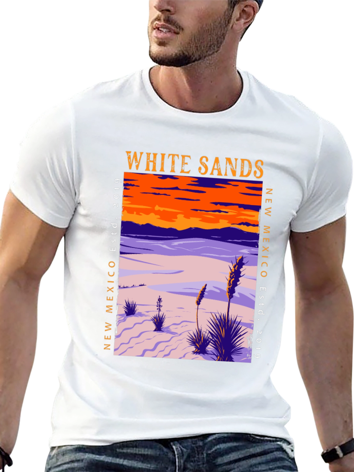 White Sands New Mexico Estd. 2019 Graphic Tee