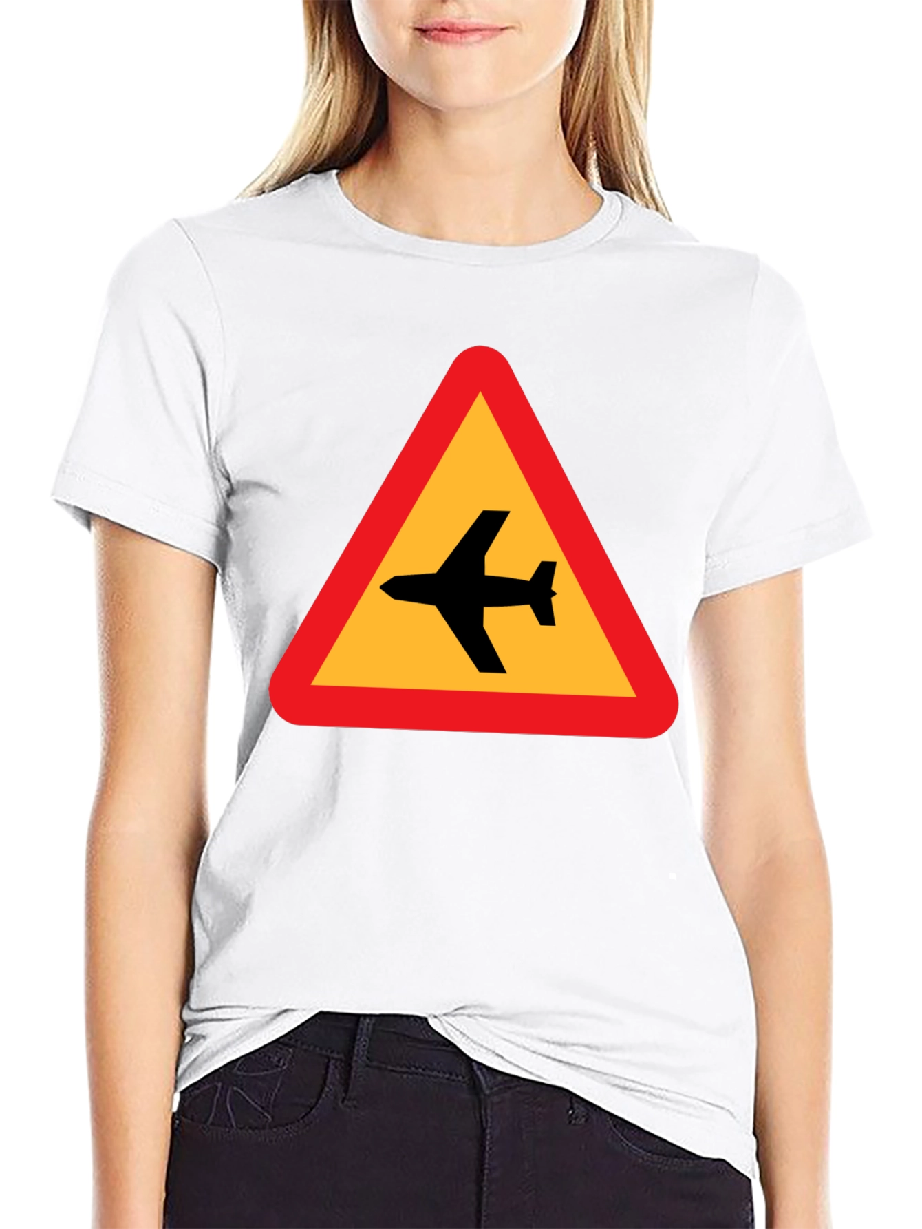 Airport Warning T-Shirt - Funny Aviation Tee