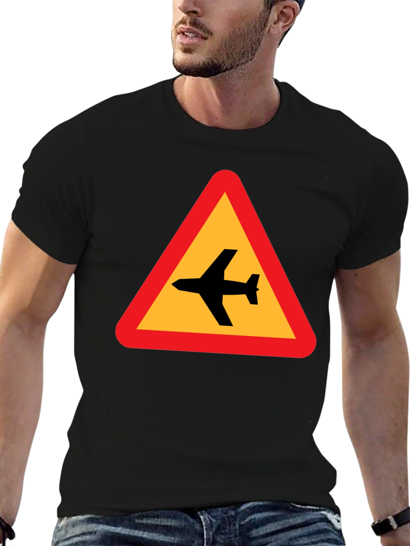 Airport Warning T-Shirt - Funny Aviation Tee