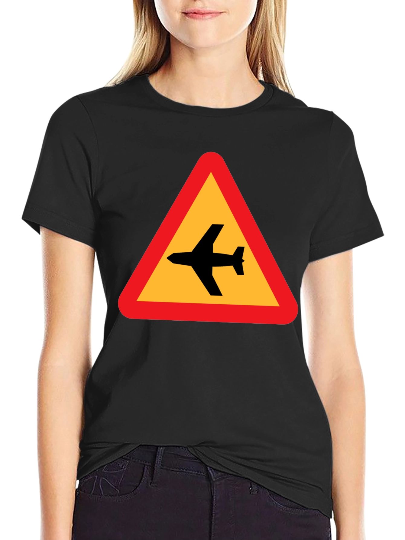Airport Warning T-Shirt - Funny Aviation Tee