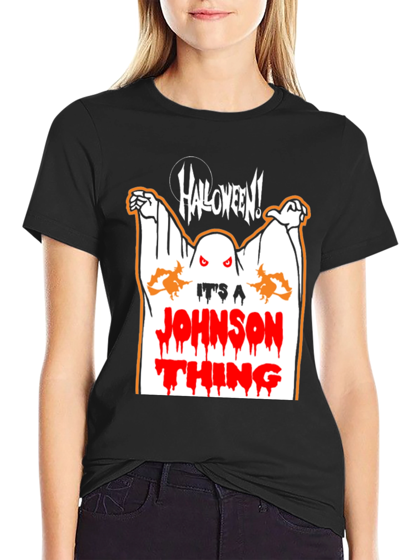 Halloween Ghost T-Shirt - Its A Johnson Thing
