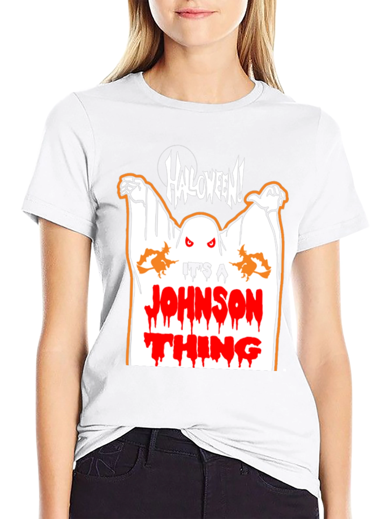 Halloween Ghost T-Shirt - Its A Johnson Thing