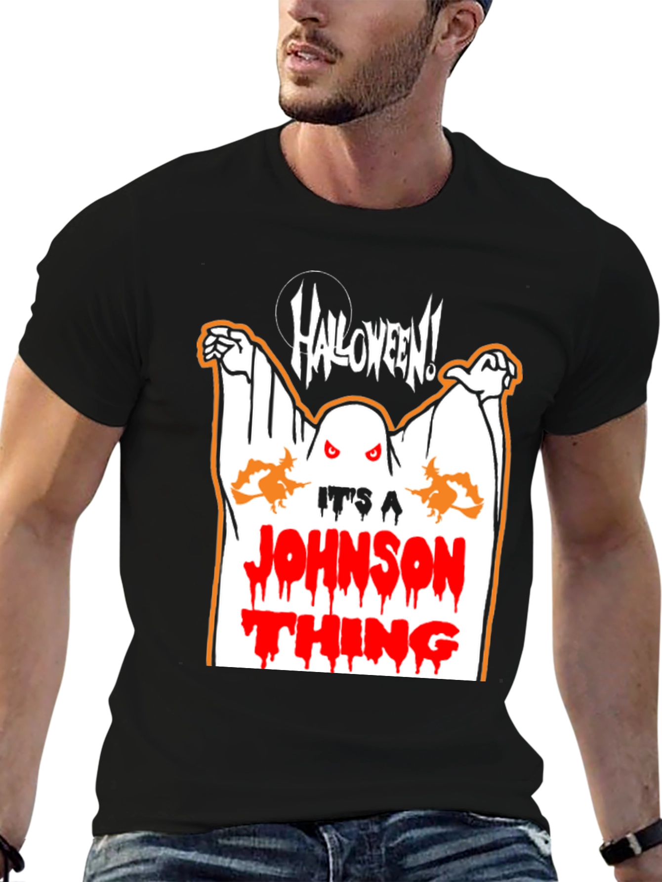 Halloween Ghost T-Shirt - Its A Johnson Thing