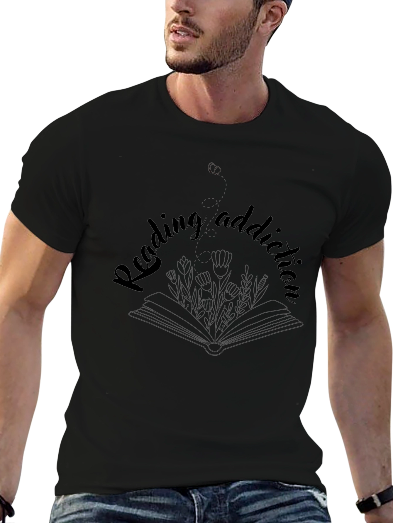 Reading Addiction Graphic Tee