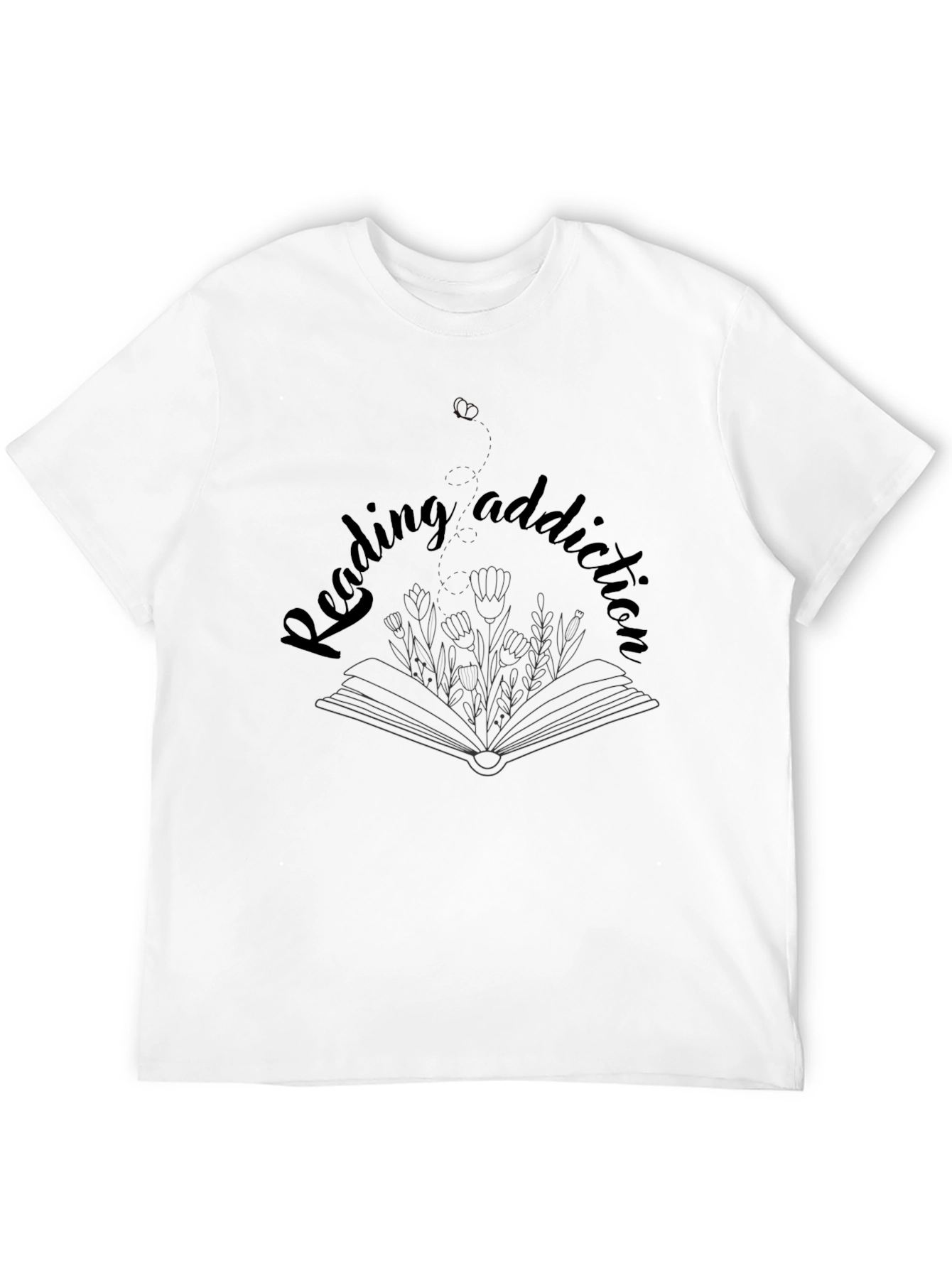 Reading Addiction Graphic Tee