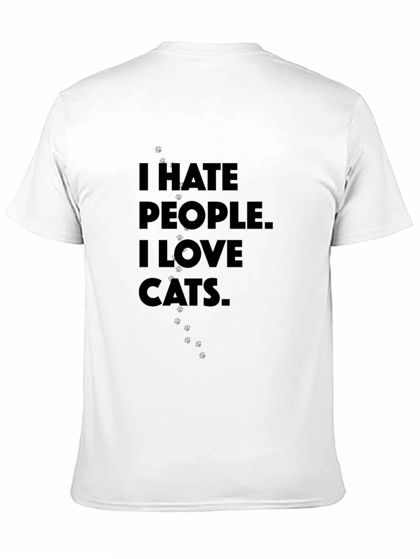 I Hate People I Love Cats T-Shirt