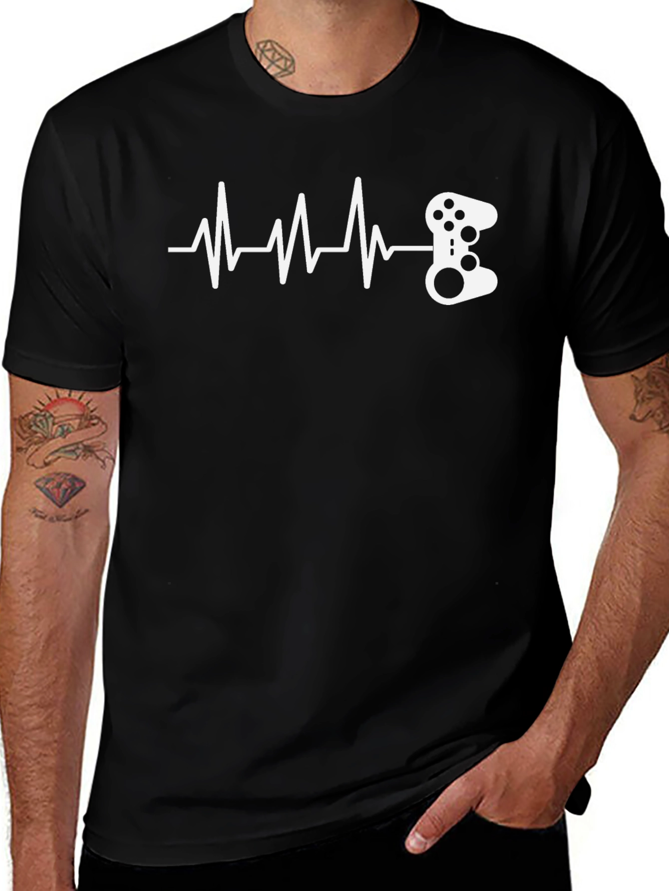 Gamer Heartbeat T-Shirt - Passion for Gaming