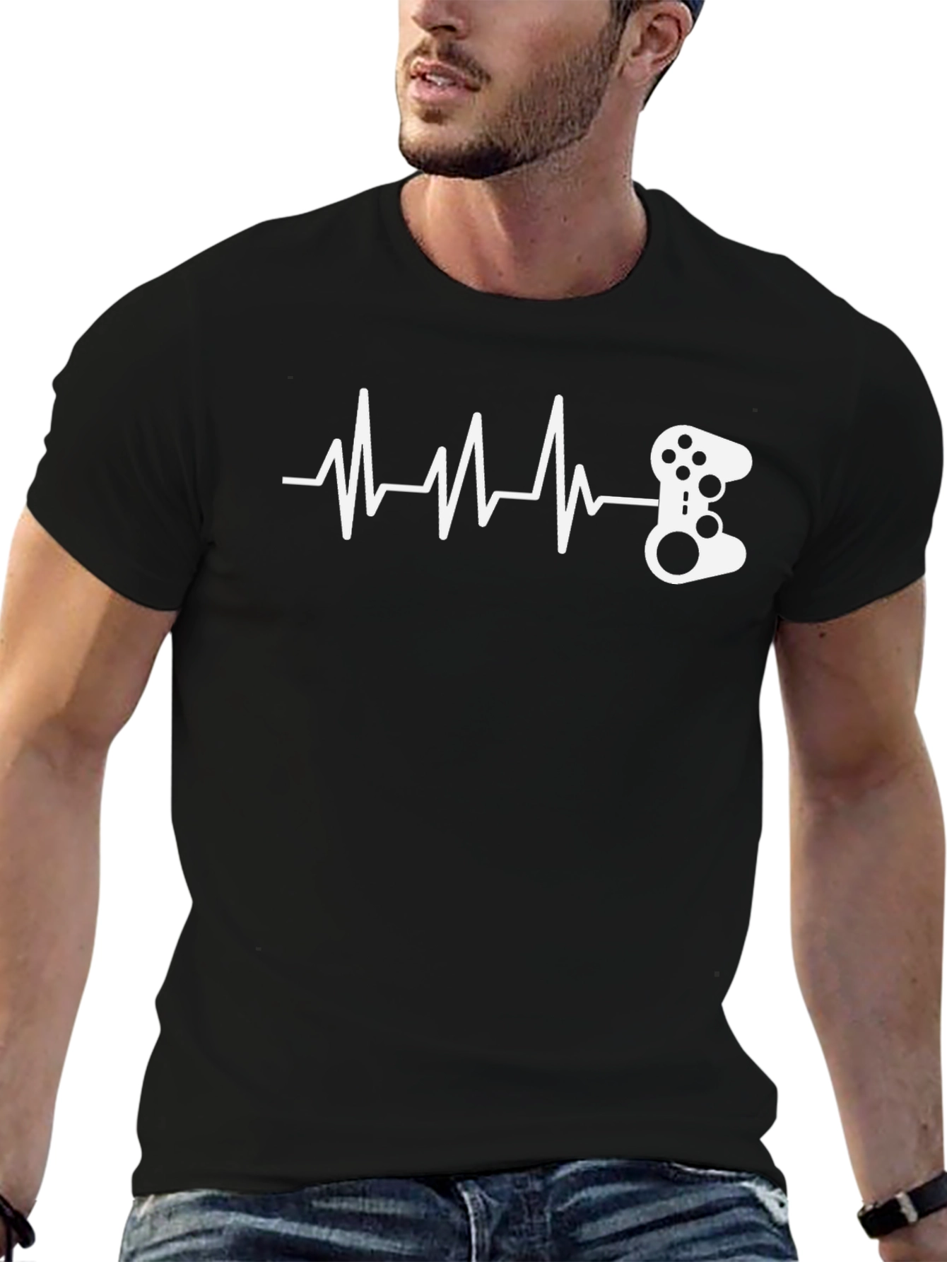 Gamer Heartbeat T-Shirt - Passion for Gaming