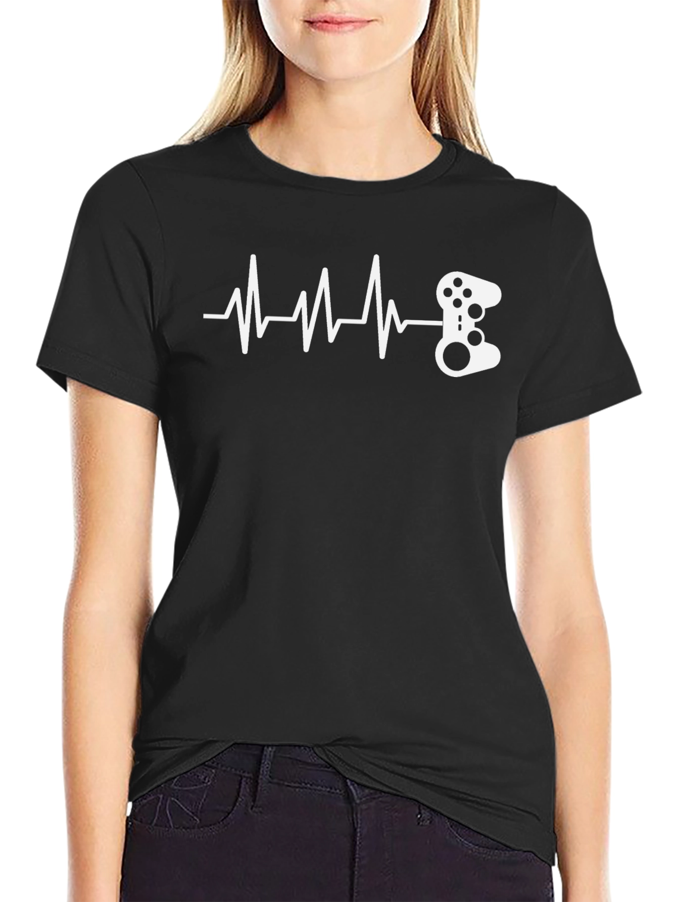 Gamer Heartbeat T-Shirt - Passion for Gaming