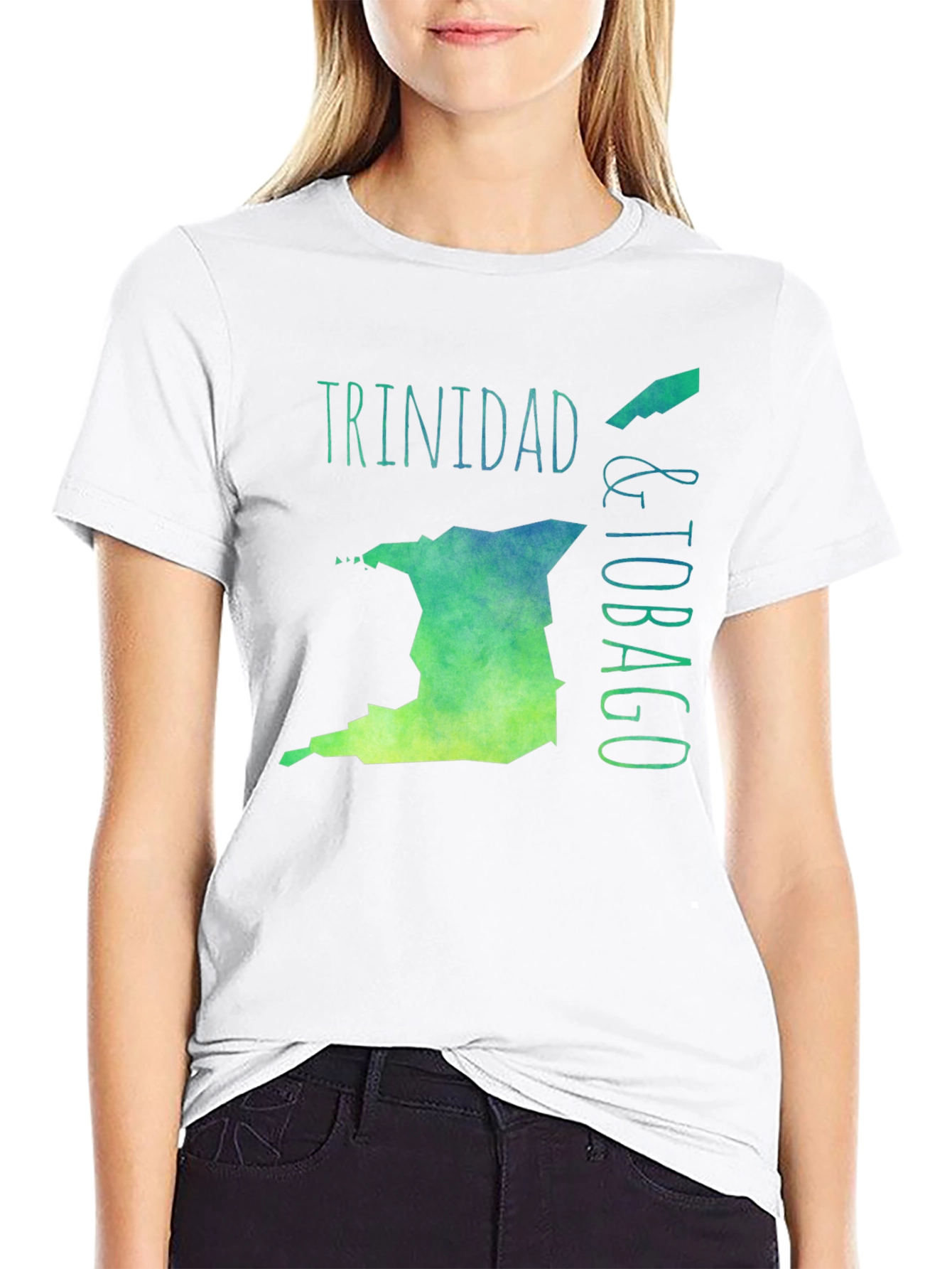Trinidad & Tobago Map T-Shirt - Caribbean Pride Tee