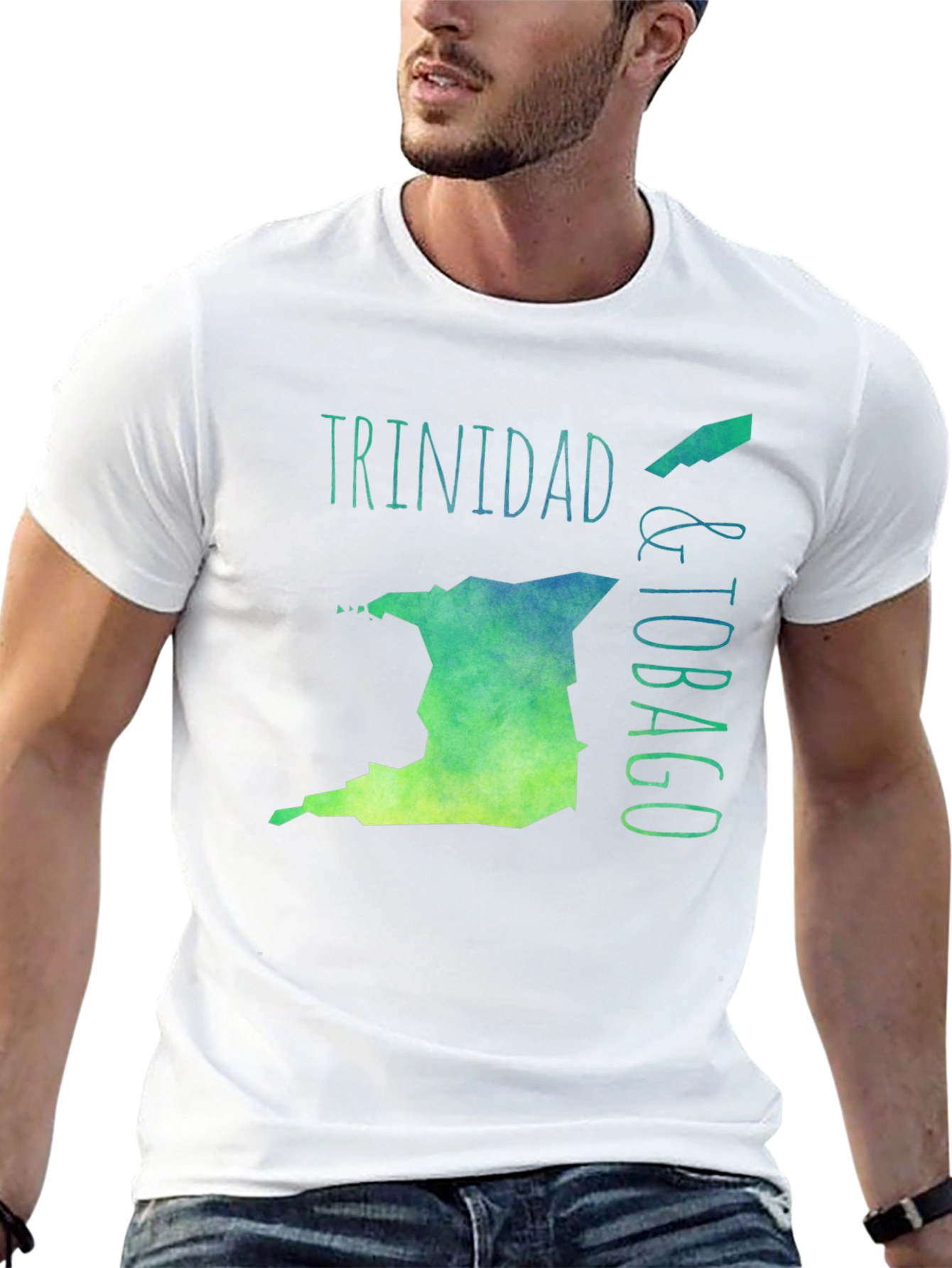 Trinidad & Tobago Map T-Shirt - Caribbean Pride Tee