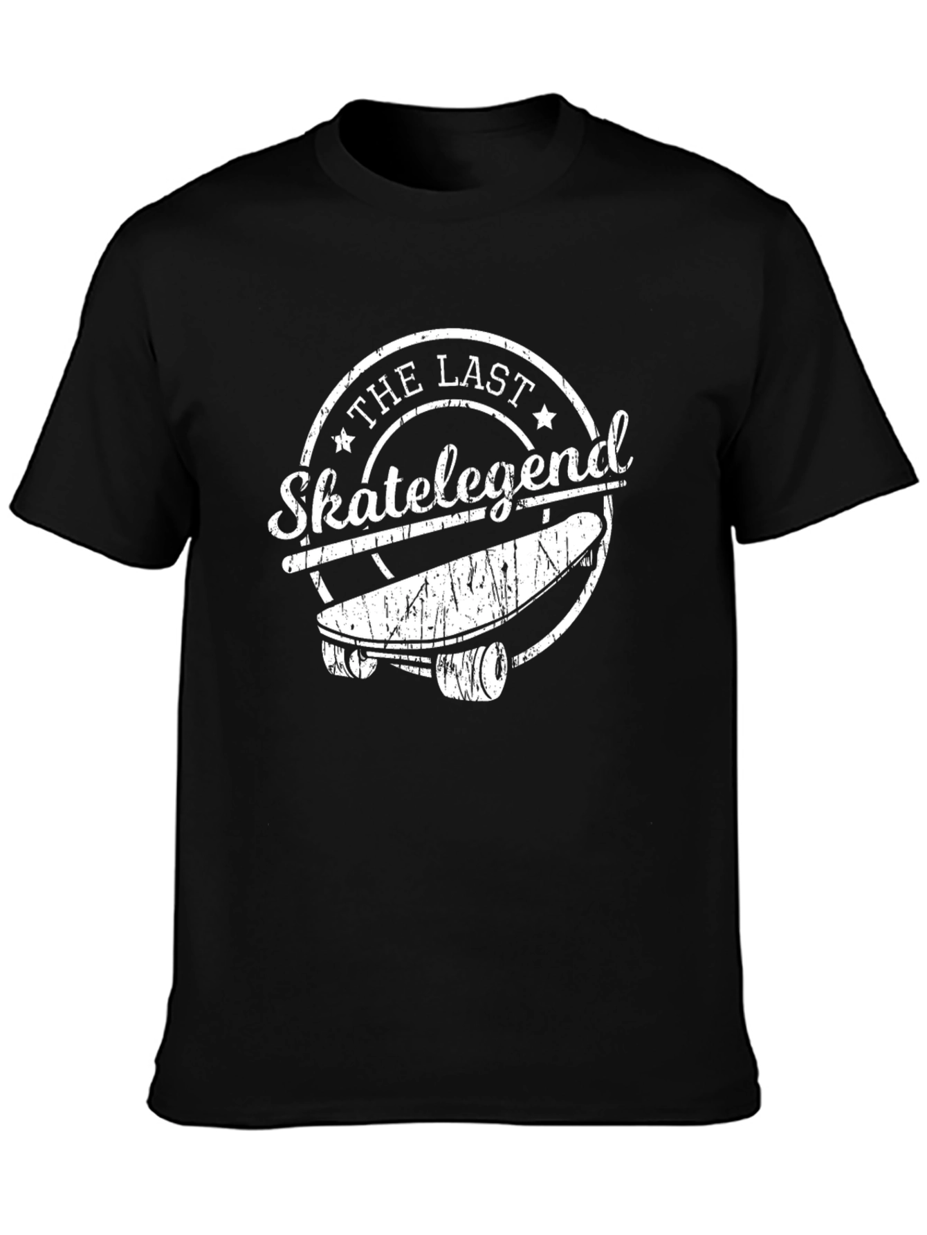 The Last Skate Legend Black Graphic Tee