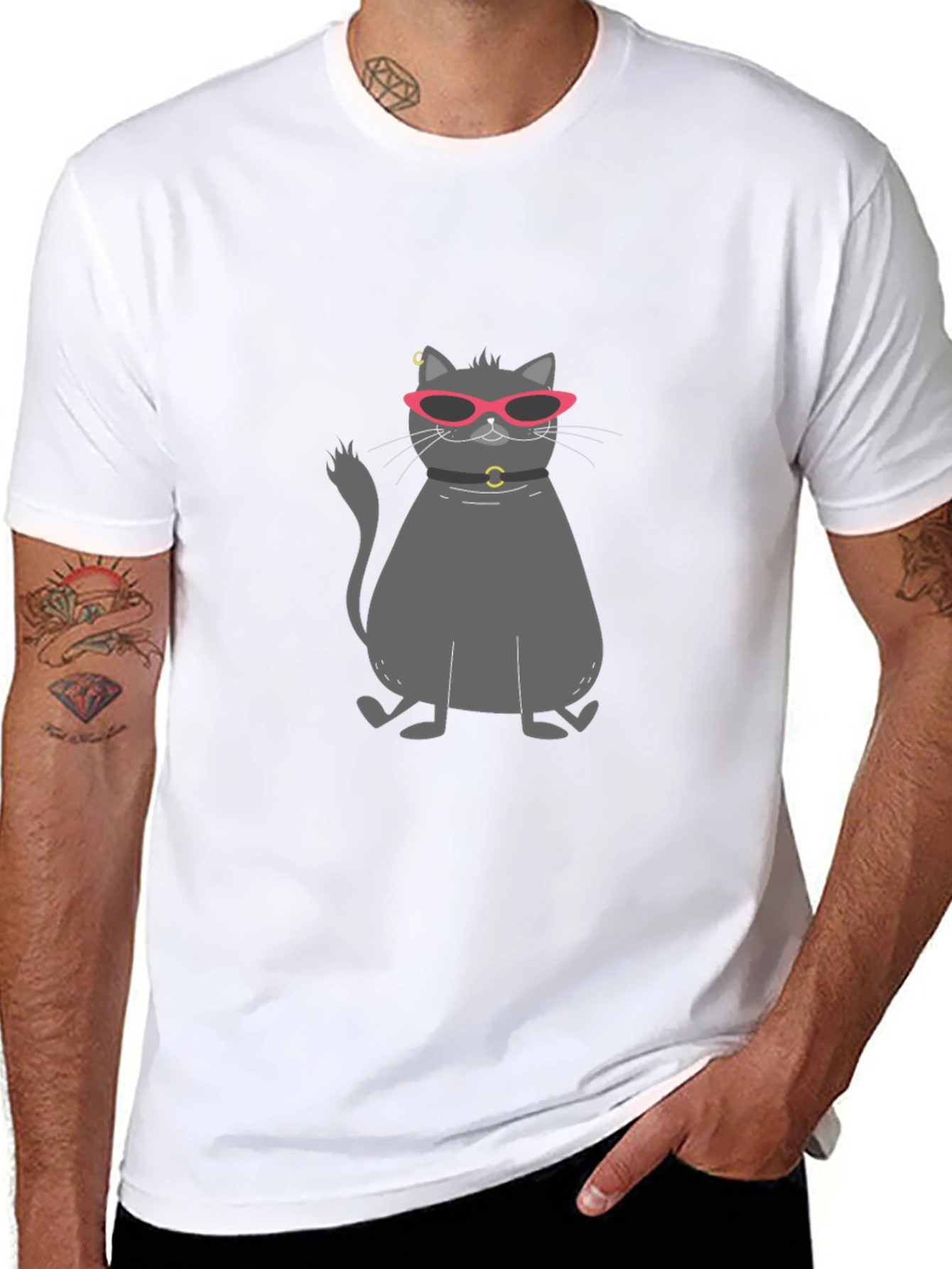 Cool Cat Tee: Stylish Graphic T-Shirt