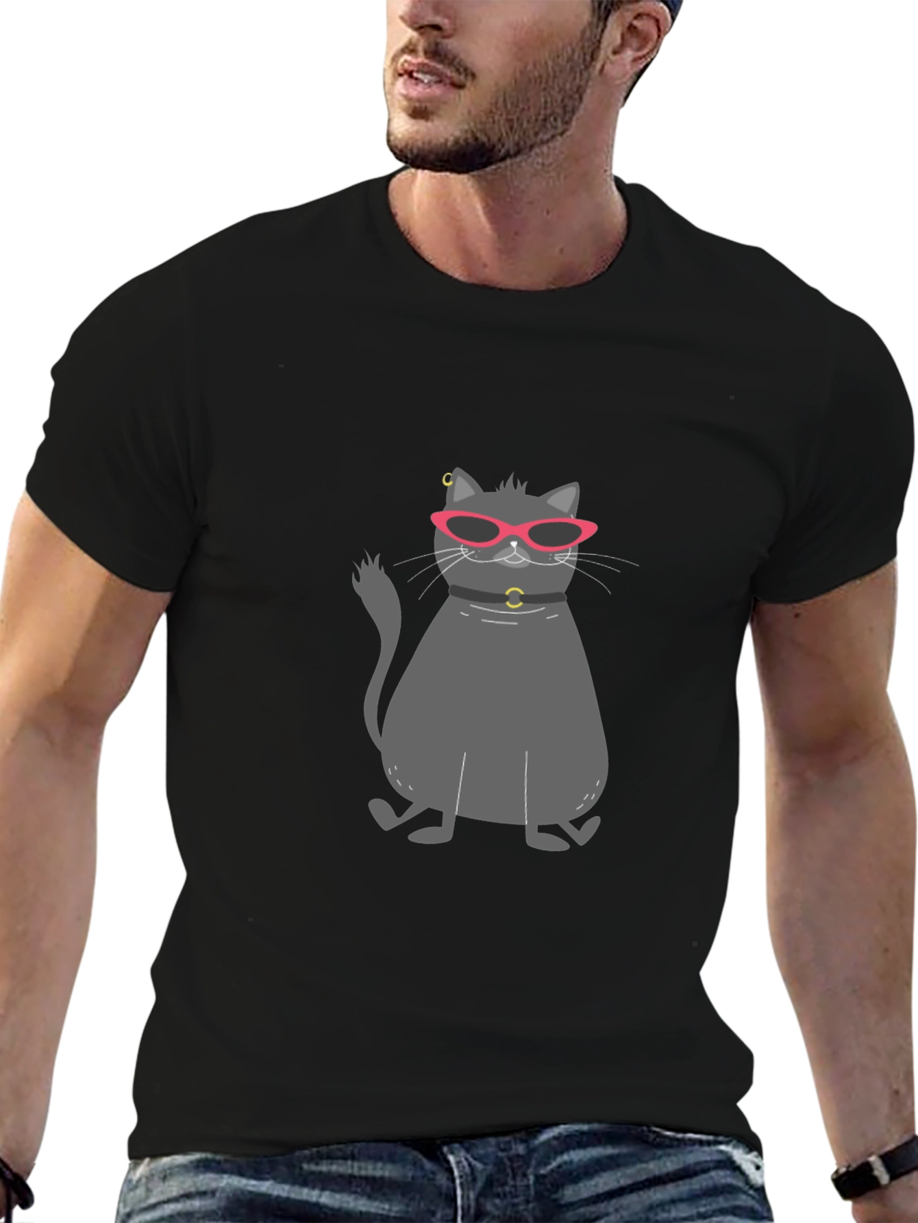 Cool Cat Tee: Stylish Graphic T-Shirt