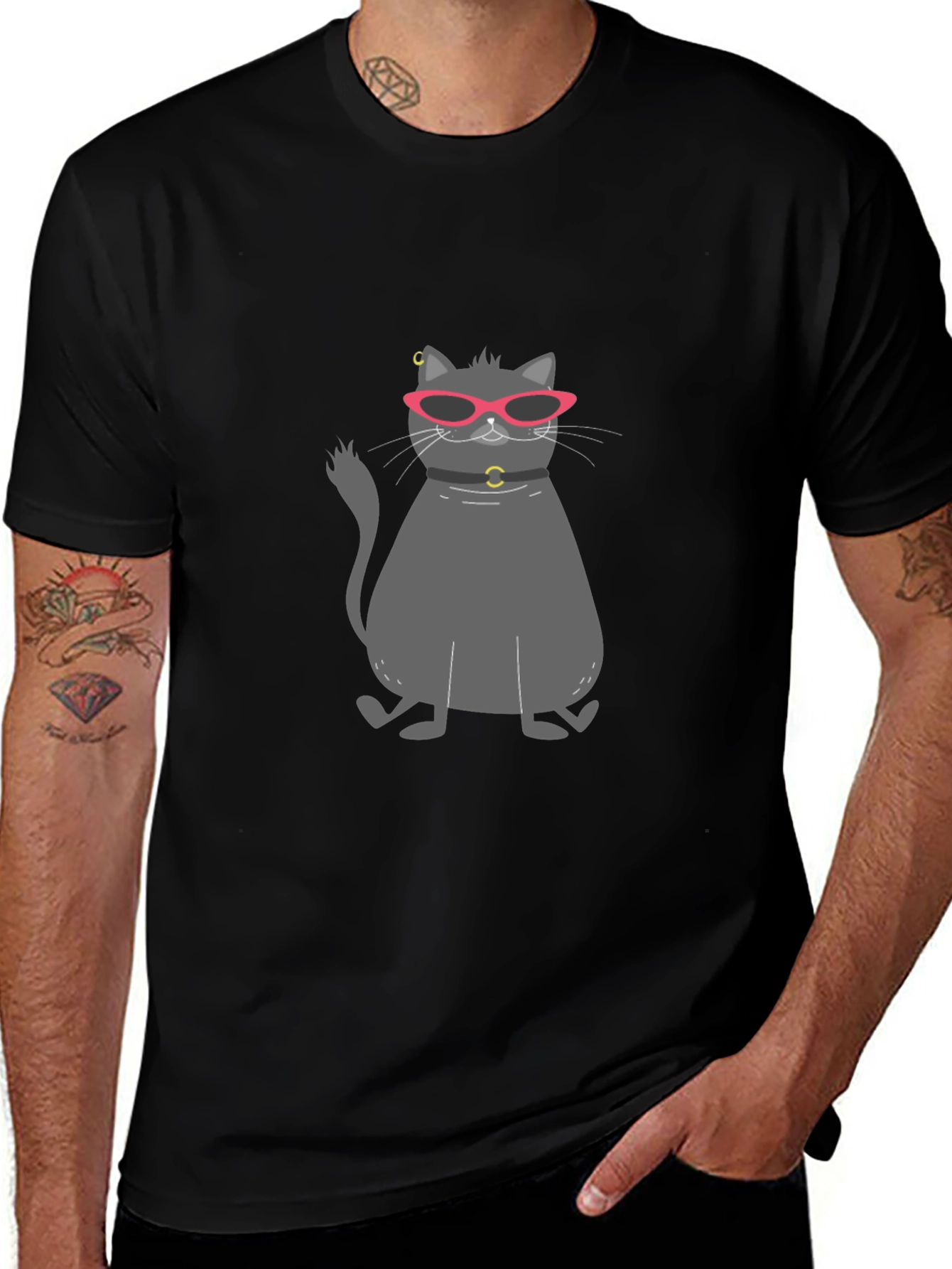 Cool Cat Tee: Stylish Graphic T-Shirt