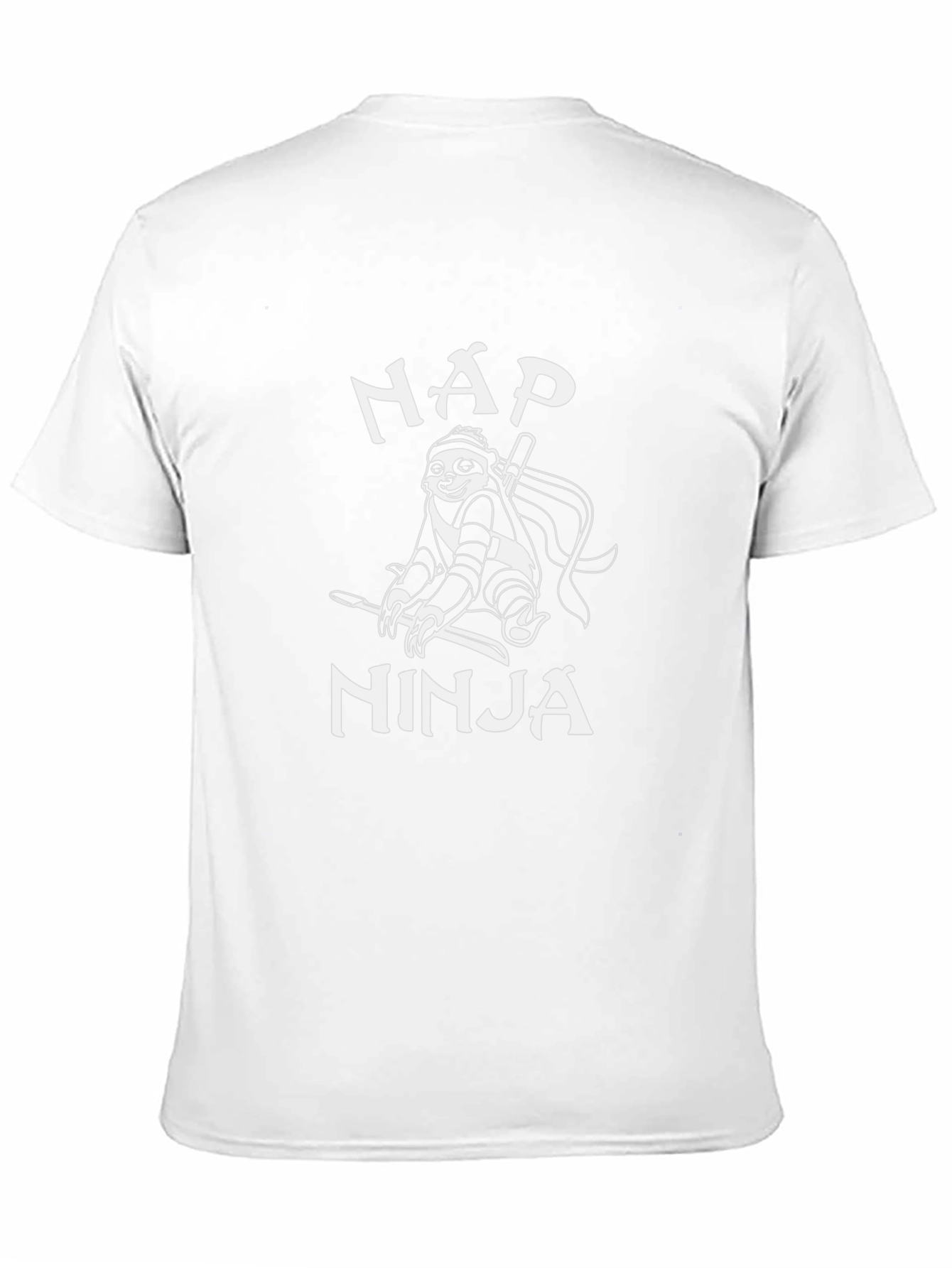Nap Ninja Sloth Graphic T-Shirt - Funny Novelty Tee