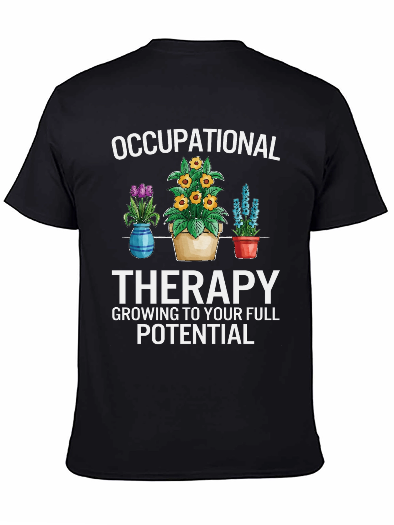 Occupational Therapy Floral Graphic T-Shirt