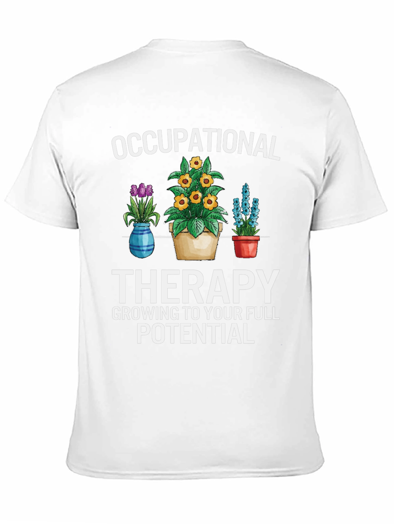 Occupational Therapy Floral Graphic T-Shirt
