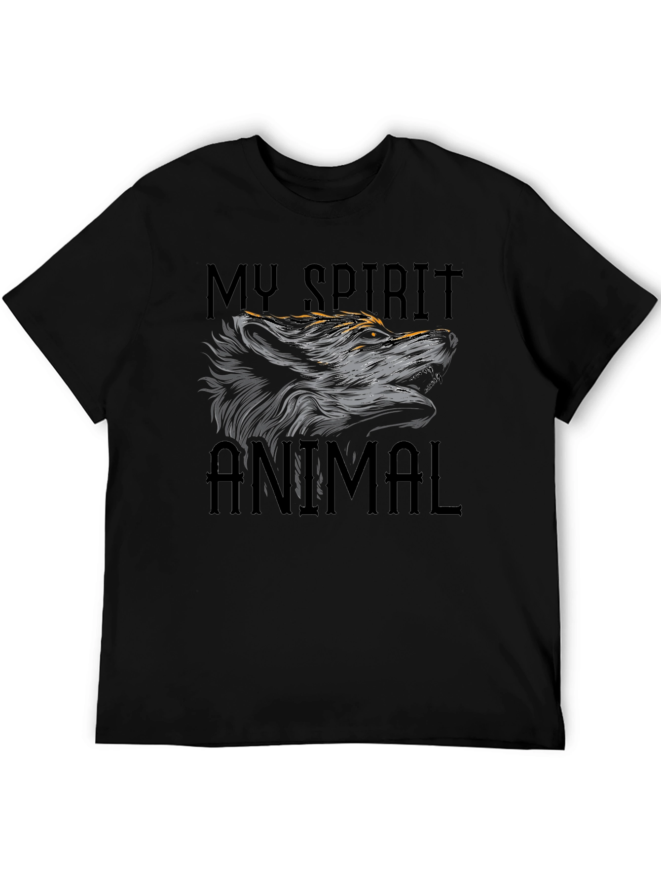My Spirit Animal Graphic T-Shirt Black
