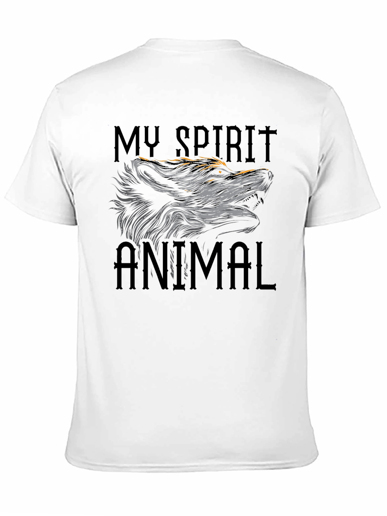 My Spirit Animal Graphic T-Shirt Black