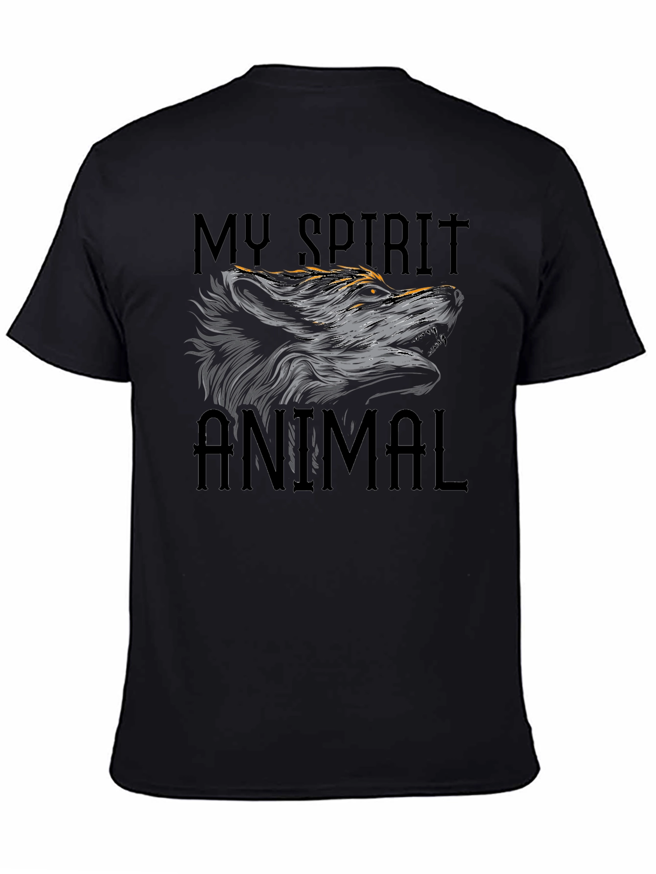 My Spirit Animal Graphic T-Shirt Black