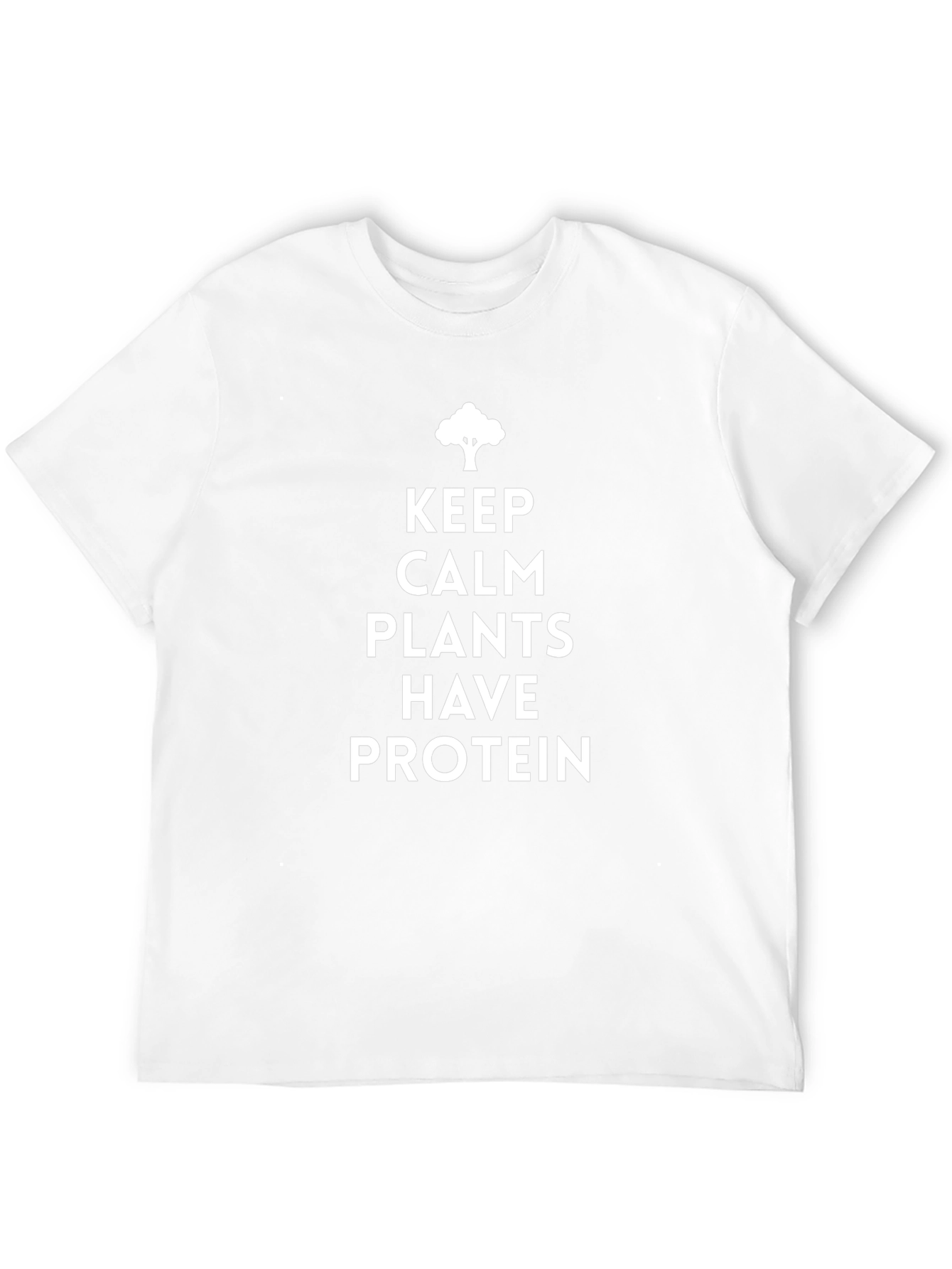 Vegan Protein T-Shirt - Keep Calm Plants Have Protein