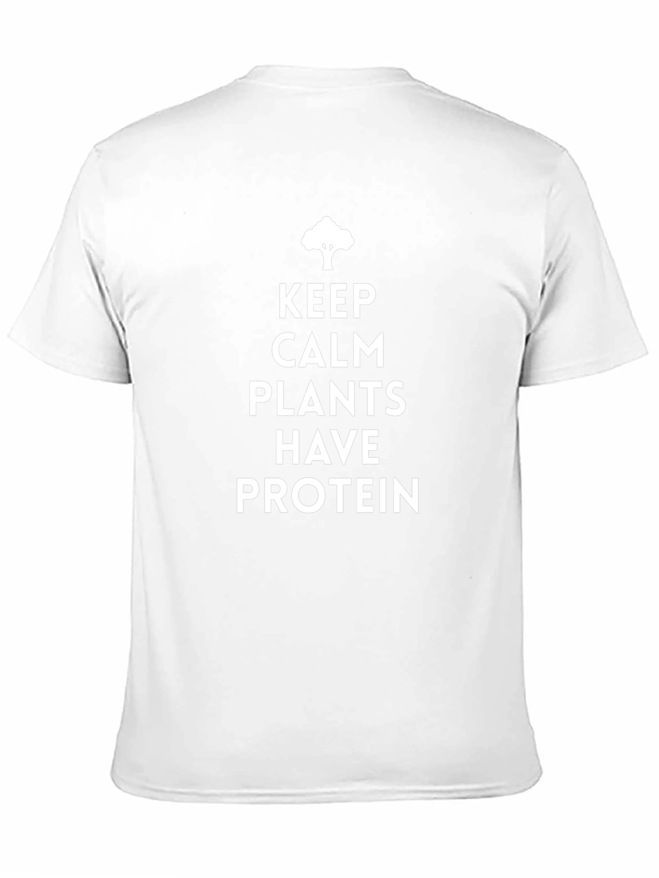 Vegan Protein T-Shirt - Keep Calm Plants Have Protein