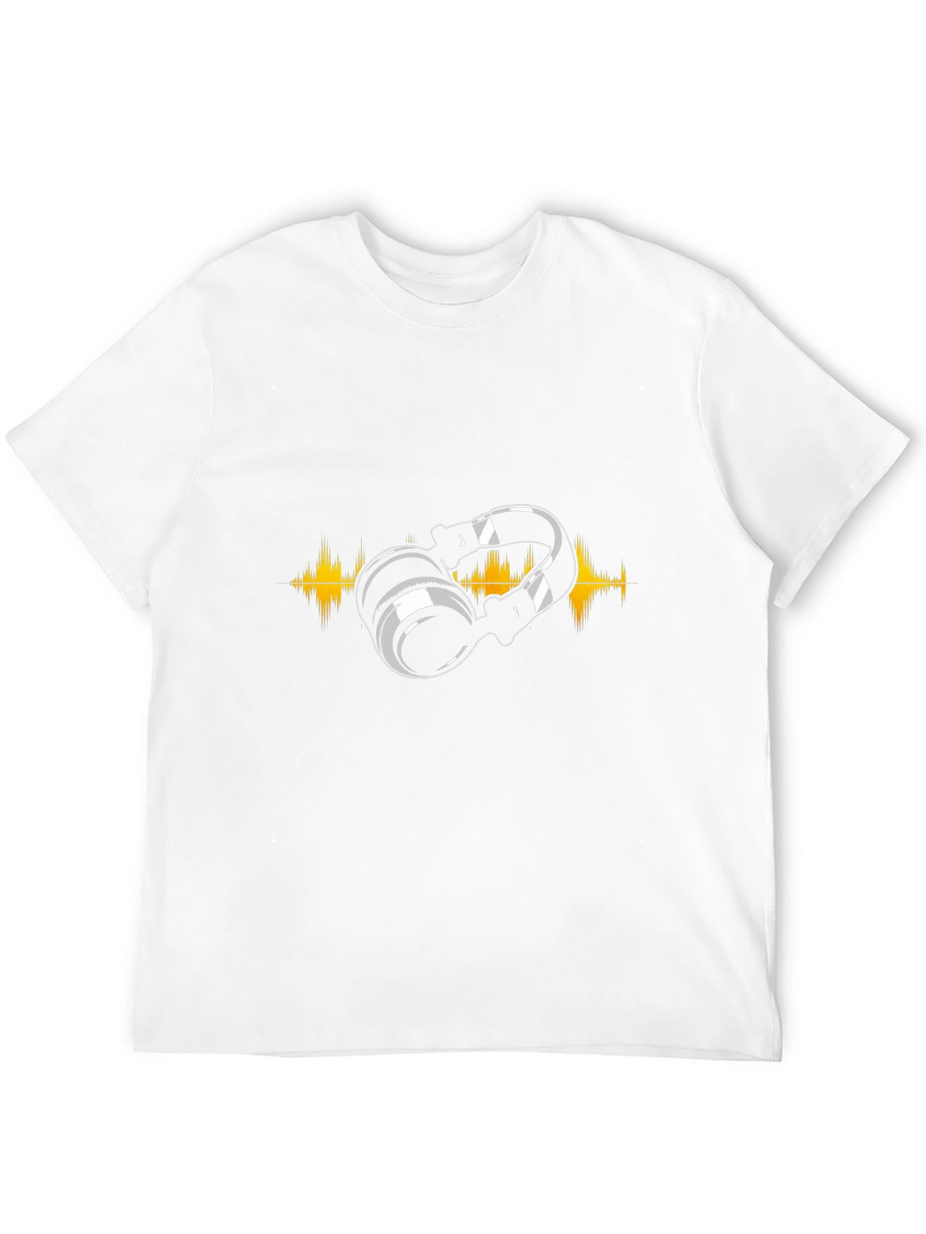 Cool Headphones Graphic Tee - Black