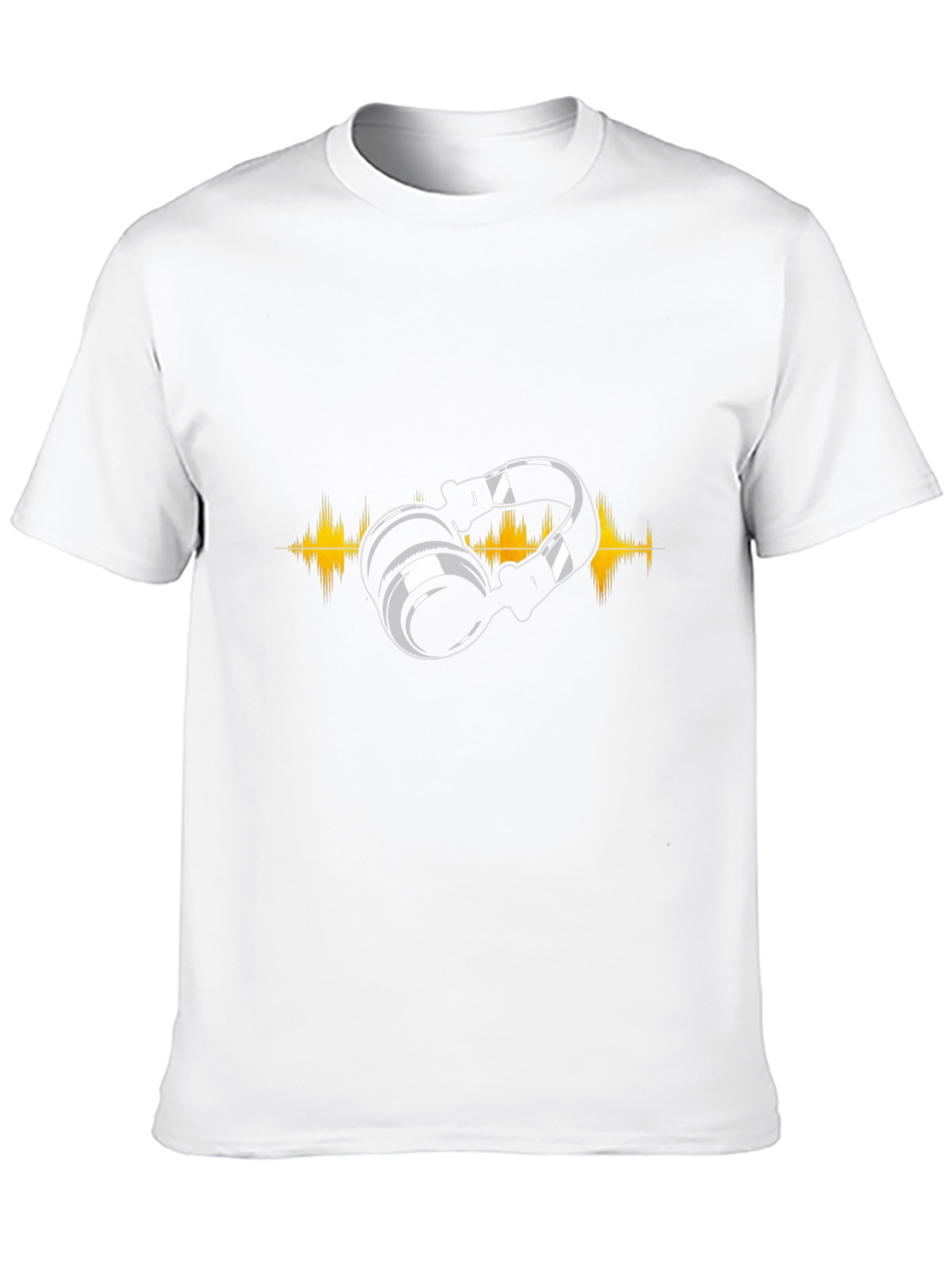 Cool Headphones Graphic Tee - Black