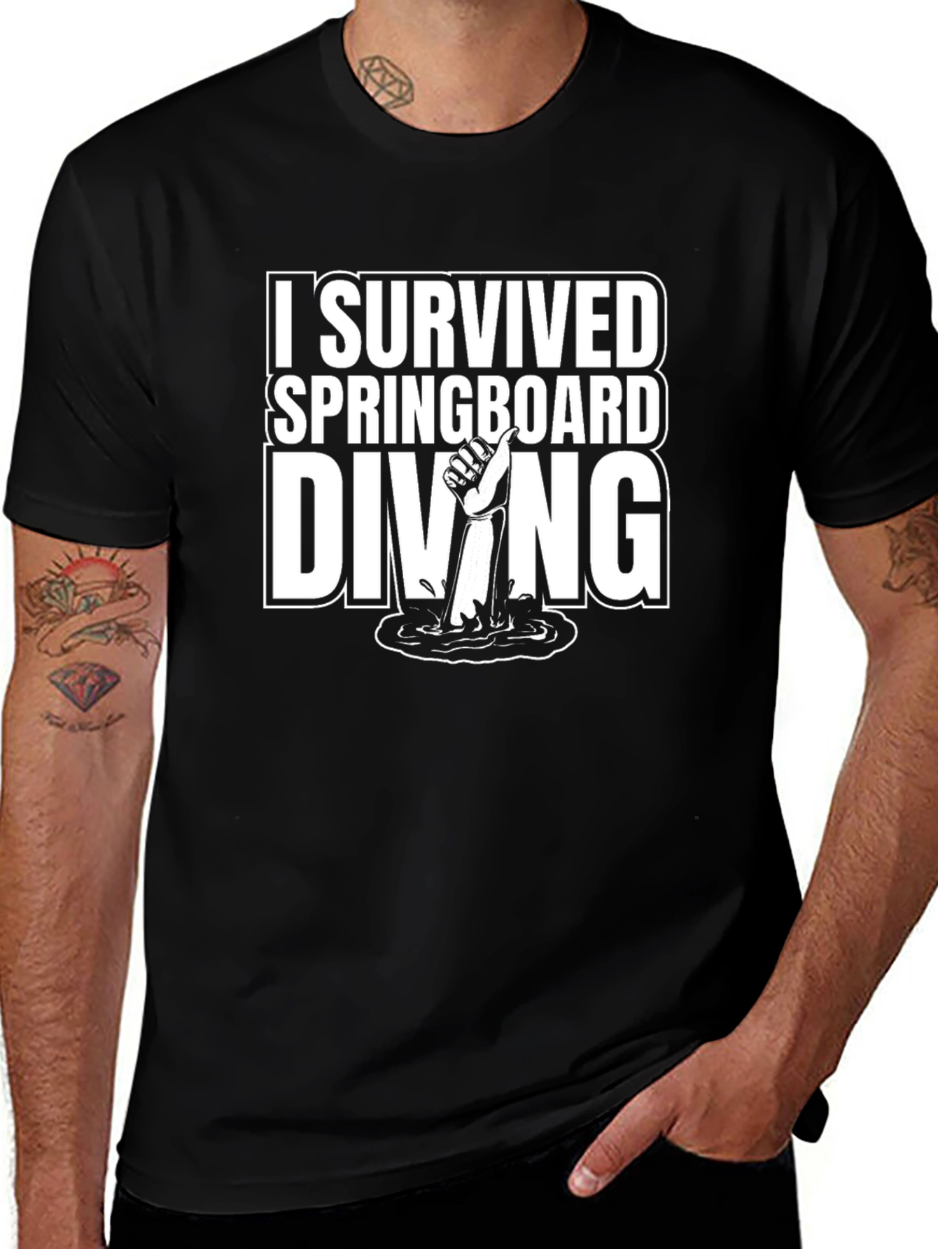 I Survived Springboard Diving T-Shirt