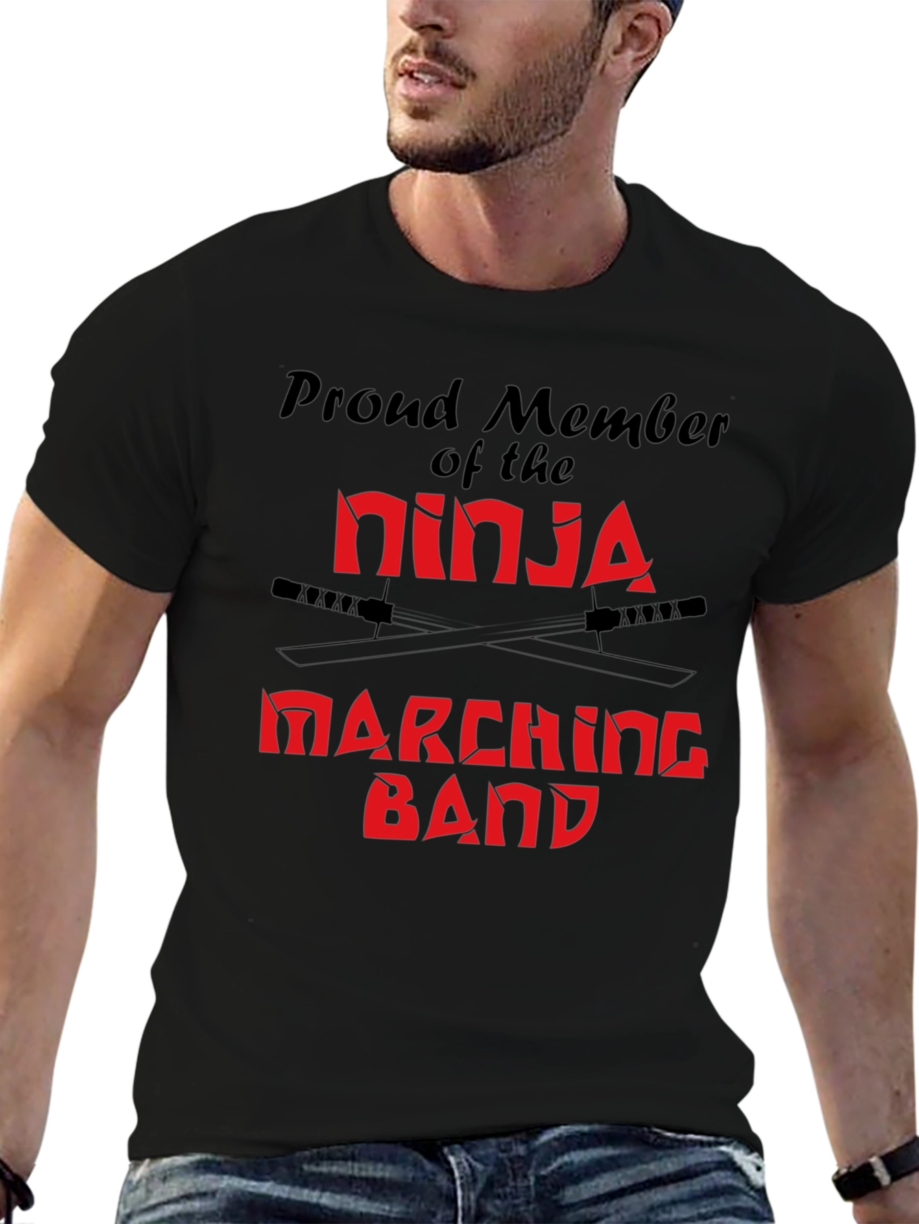 Ninja Marching Band T-Shirt - Black
