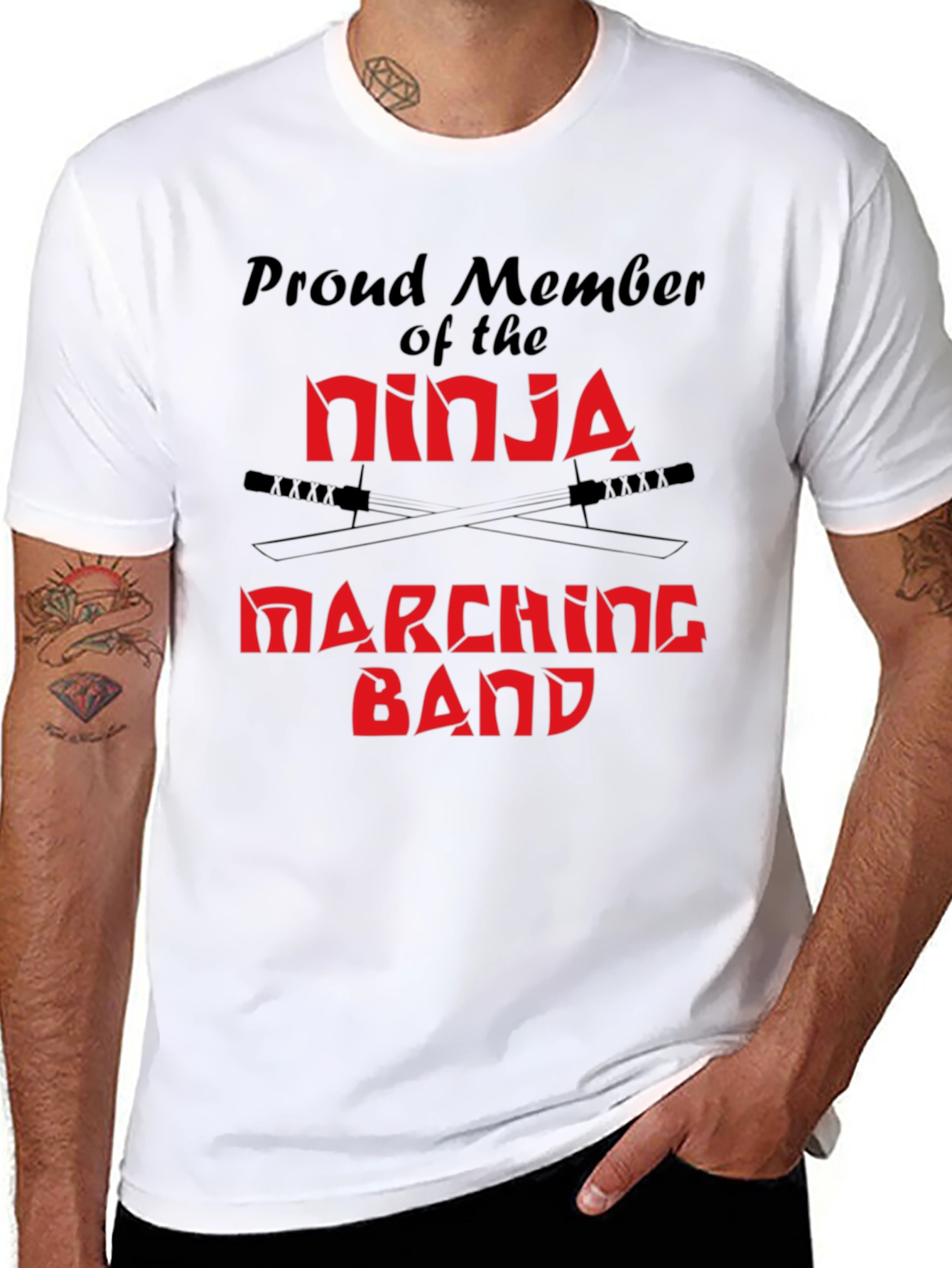 Ninja Marching Band T-Shirt - Black