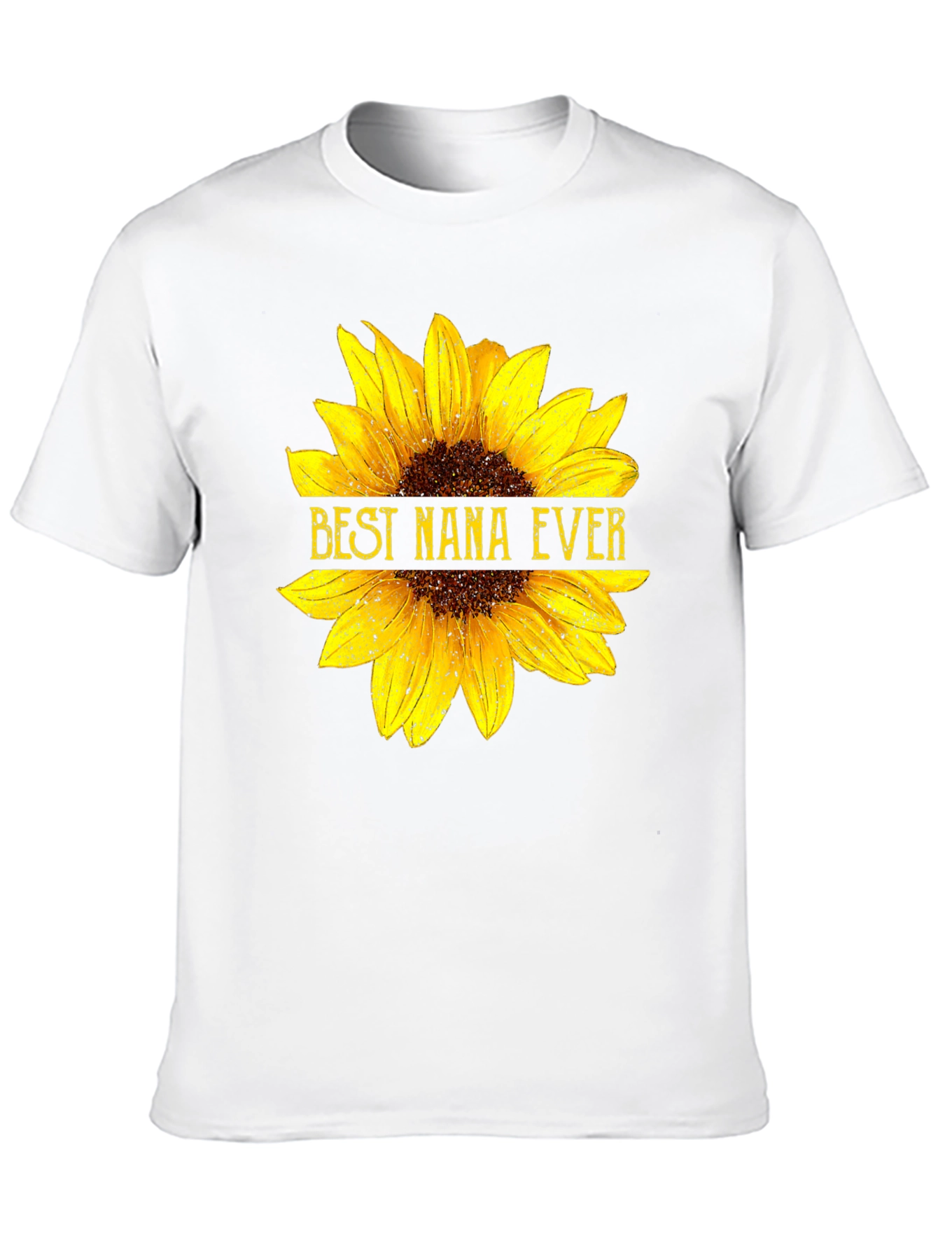 Best Nana Ever Sunflower Graphic T-Shirt