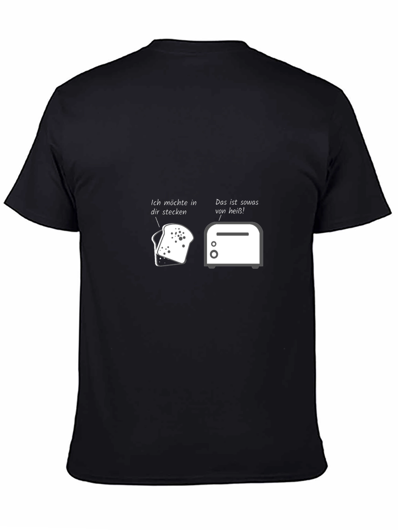 Humorous Toast & Toaster Graphic T-Shirt