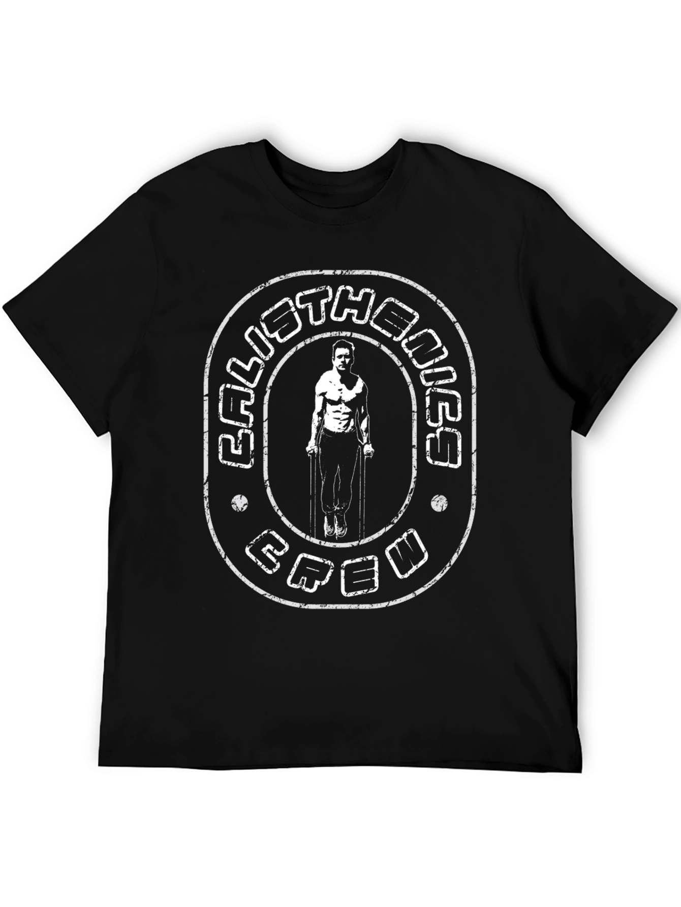 Calisthenics Crew Graphic Tee - Black
