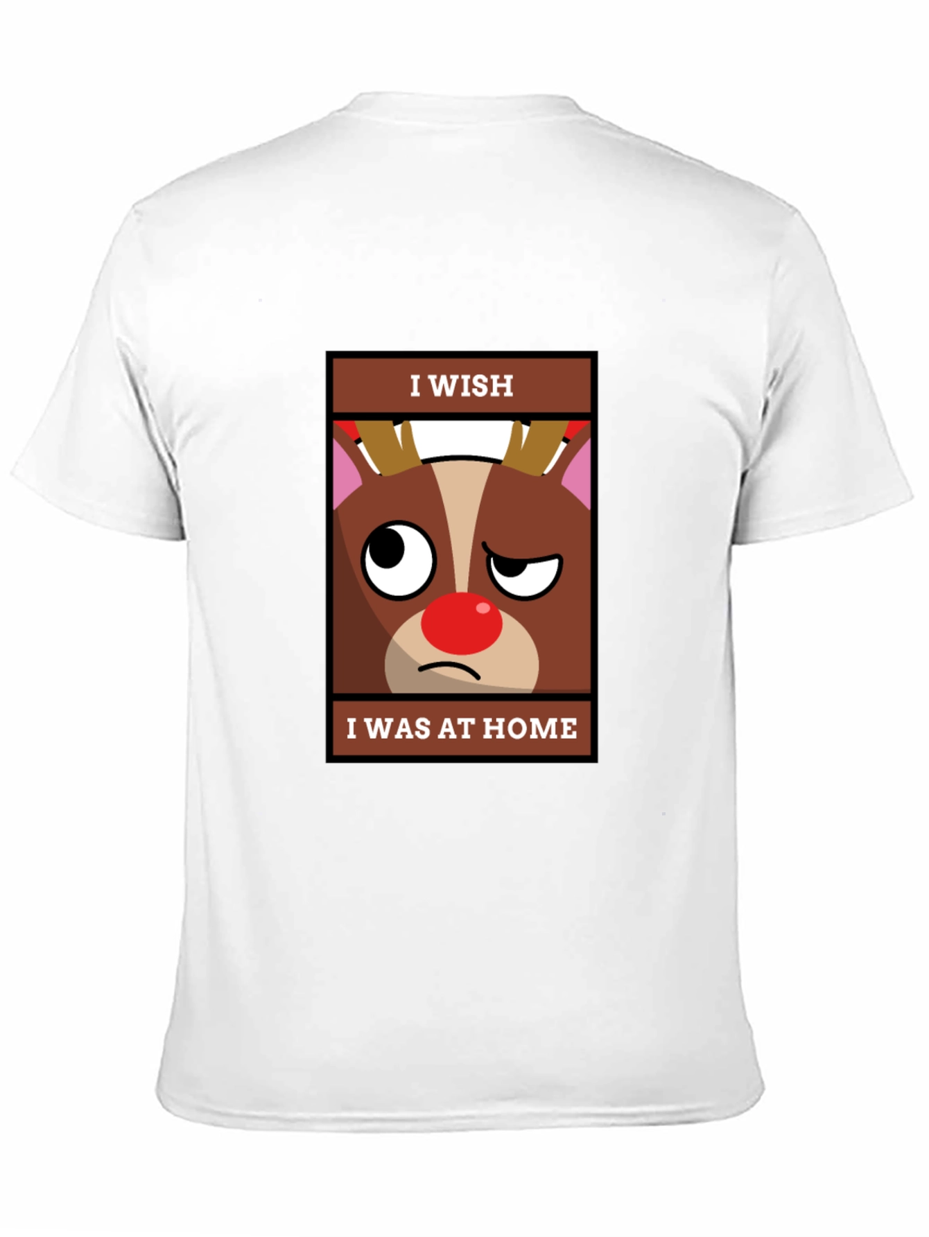 I Wish I Was At Home Funny Christmas T-Shirt