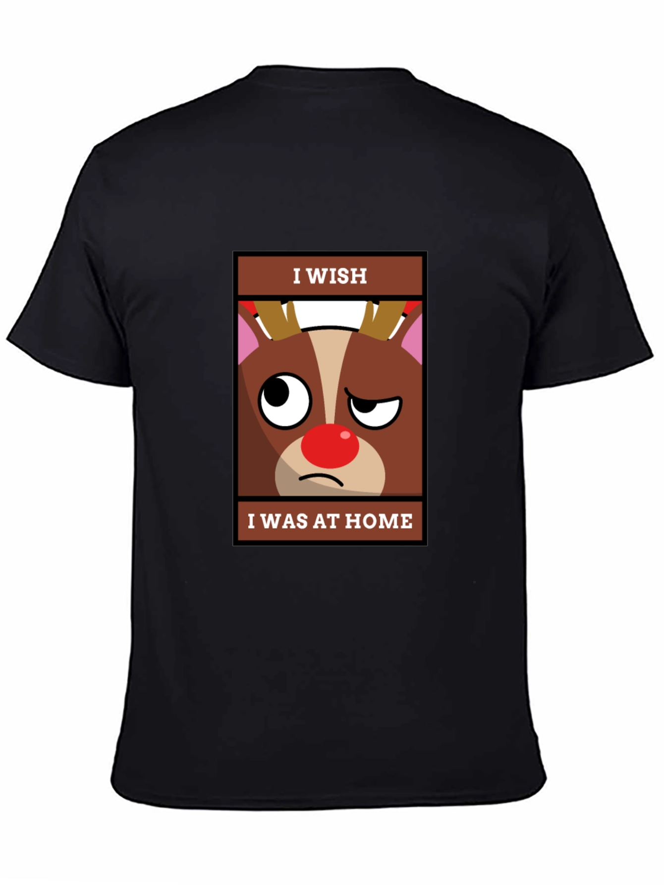 I Wish I Was At Home Funny Christmas T-Shirt