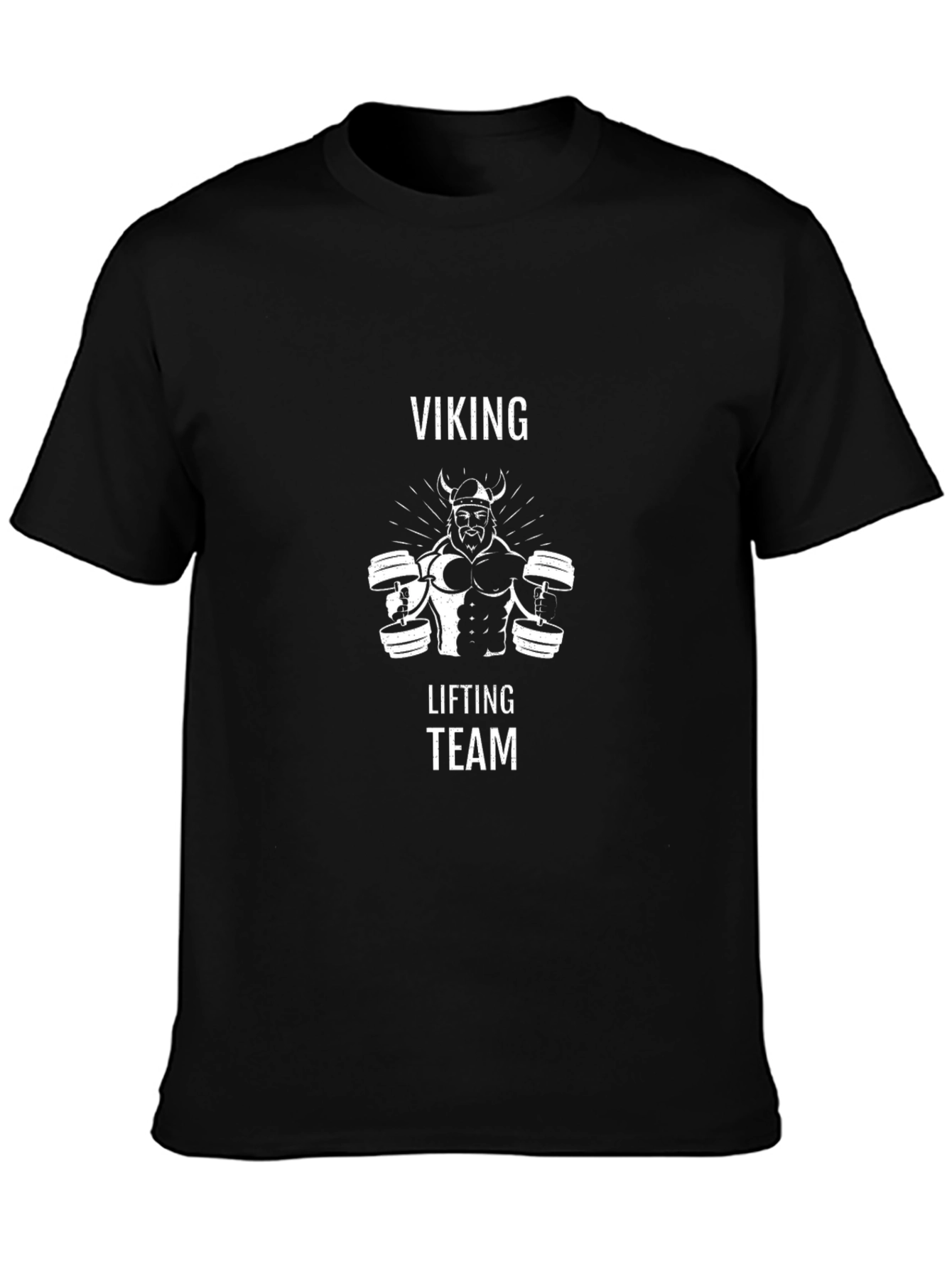 Viking Lifting Team Black Graphic Tee