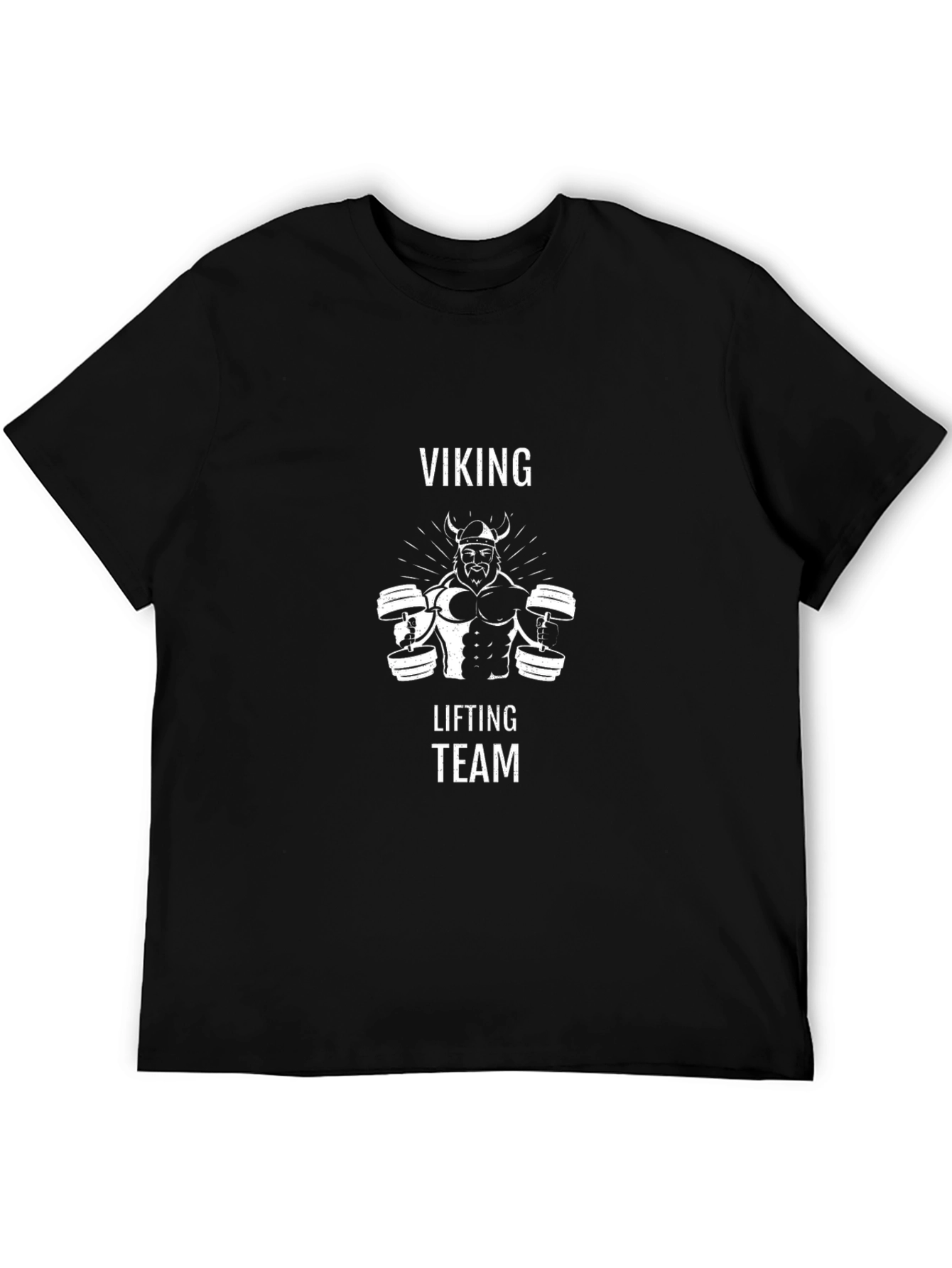 Viking Lifting Team Black Graphic Tee